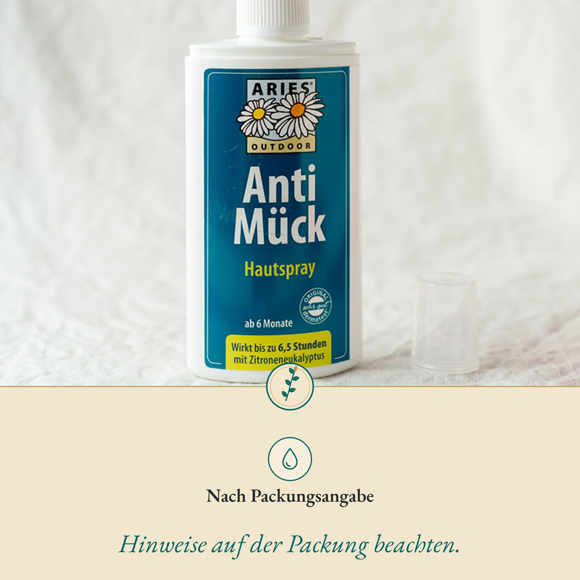 Anwendung Anti Mück - Mückenspray: nach Packungsangabe