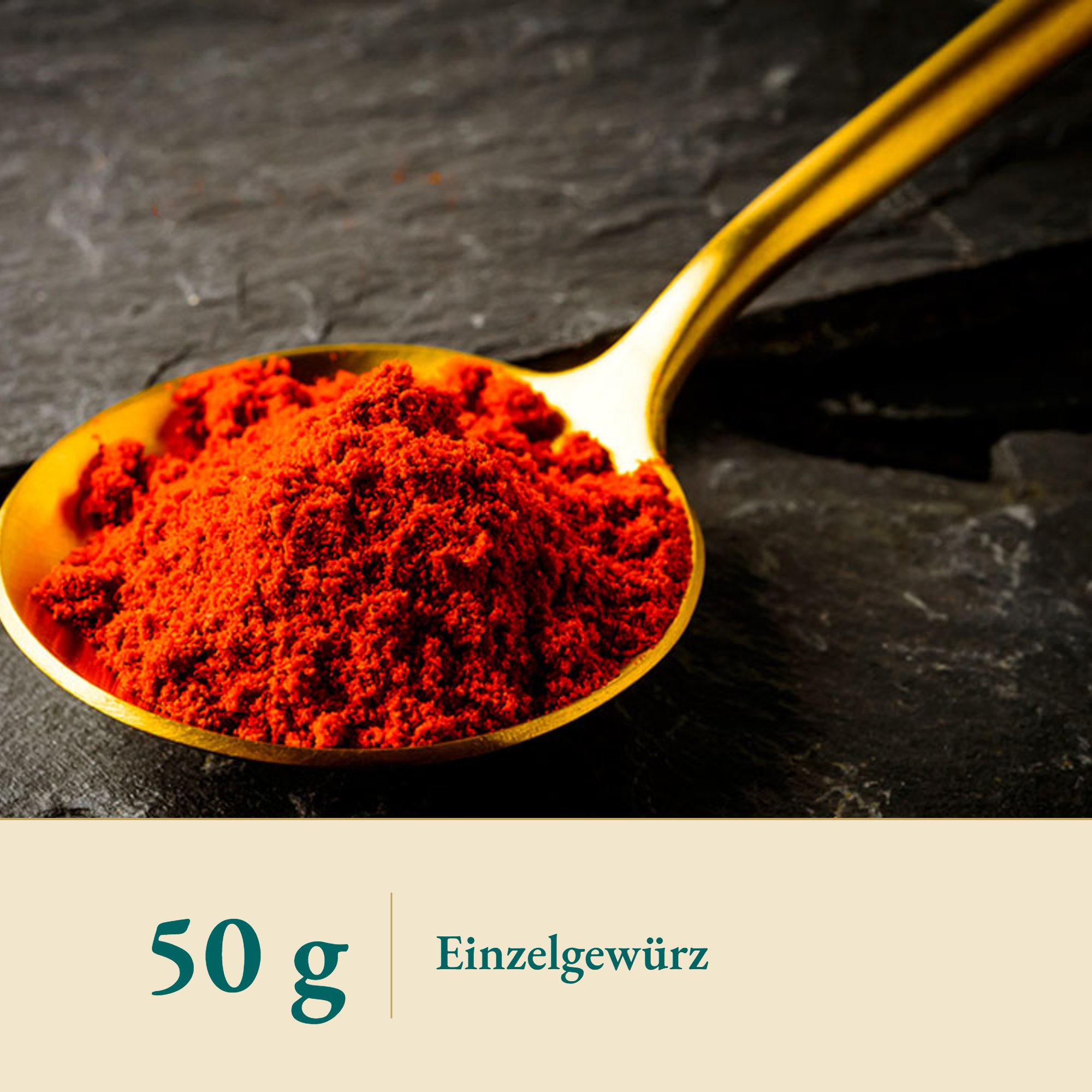 Nahaufnahme Paprika geräuchert mild – Kräuterparadies seit 1887