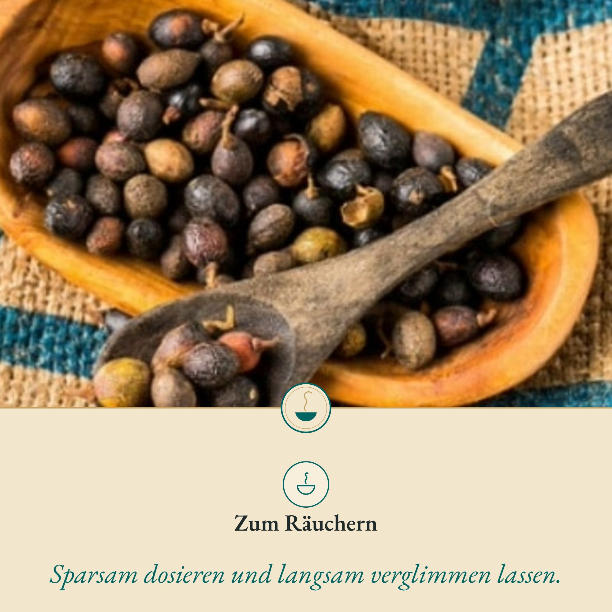 Anwendung Lorbeerfrüchte: zum Räuchern