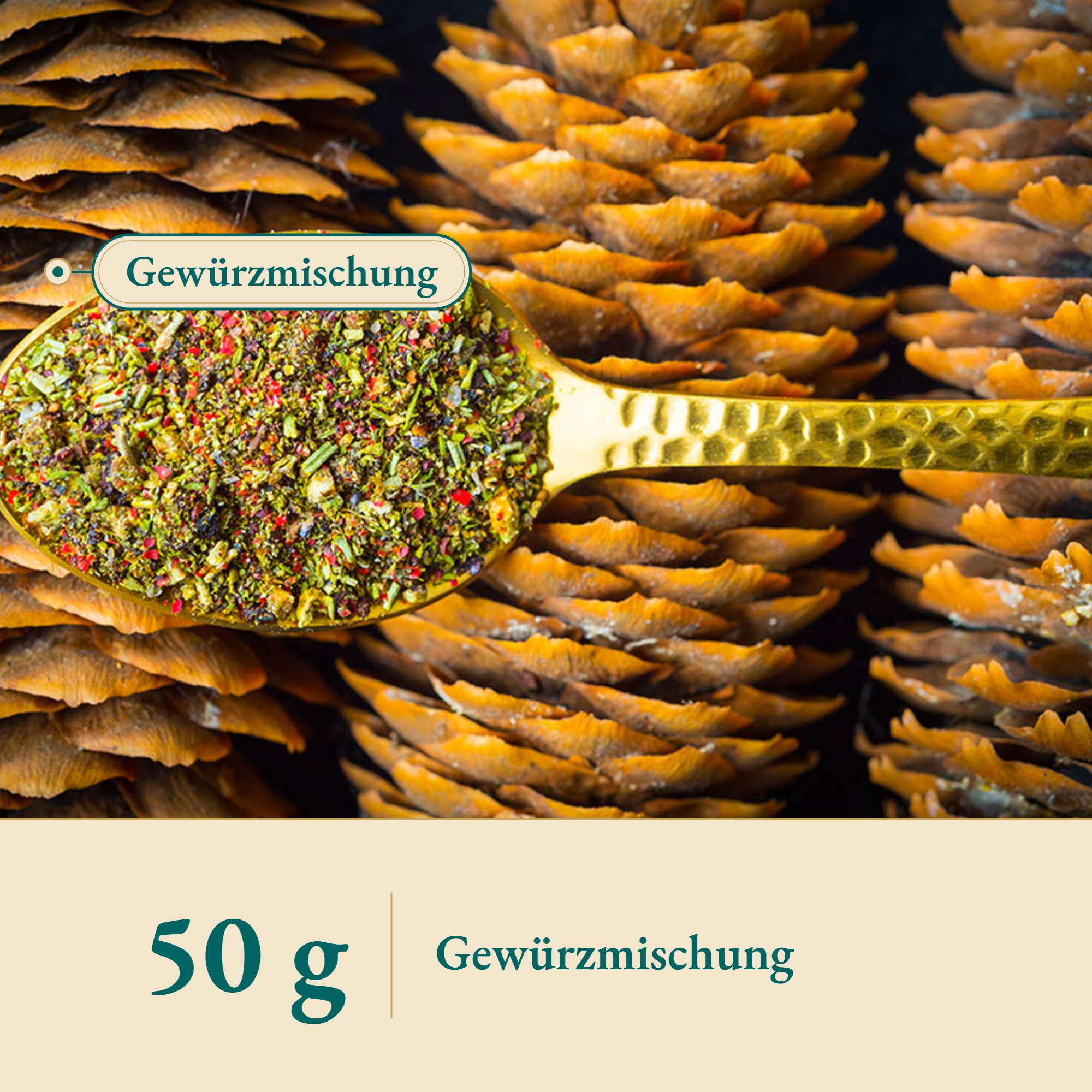 Nahaufnahme Wildgewürz – Kräuterparadies seit 1887