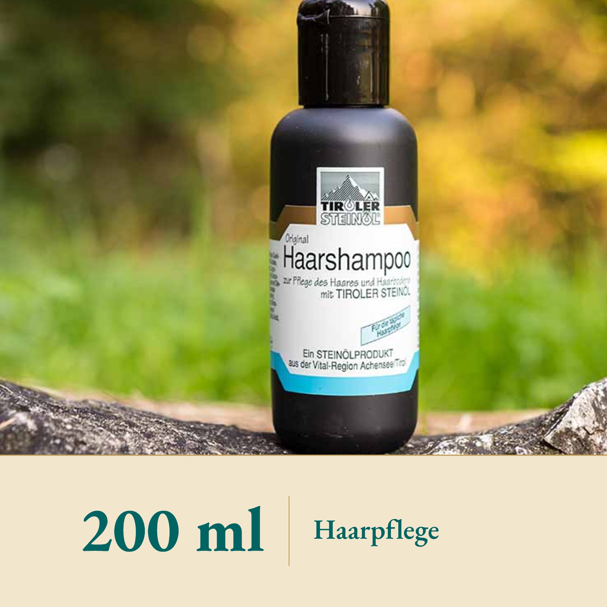 Nahaufnahme Steinöl Haarshampoo – Kräuterparadies seit 1887