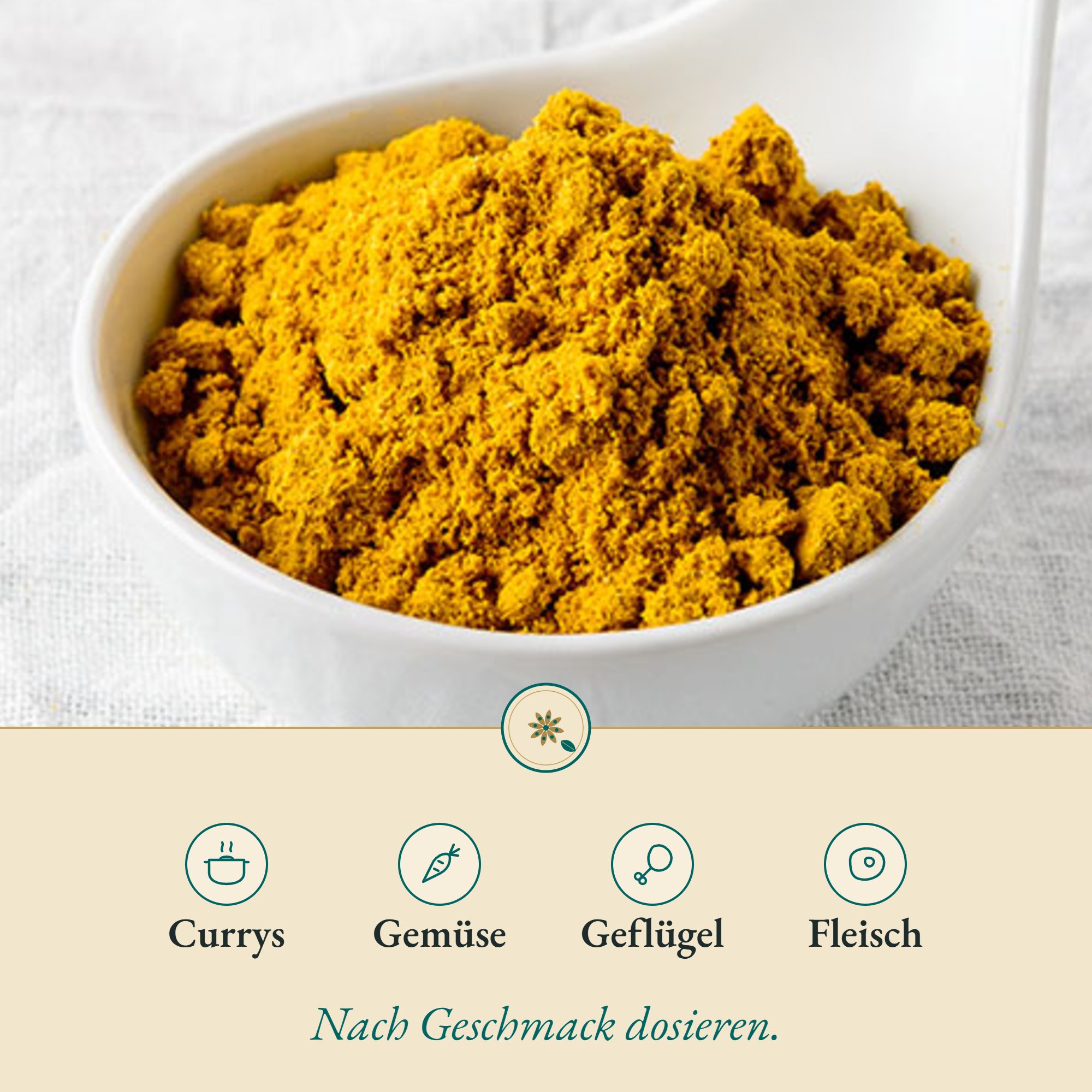 Curry Madras passt zu Currys, Gemüse, Geflügel und Fleisch
