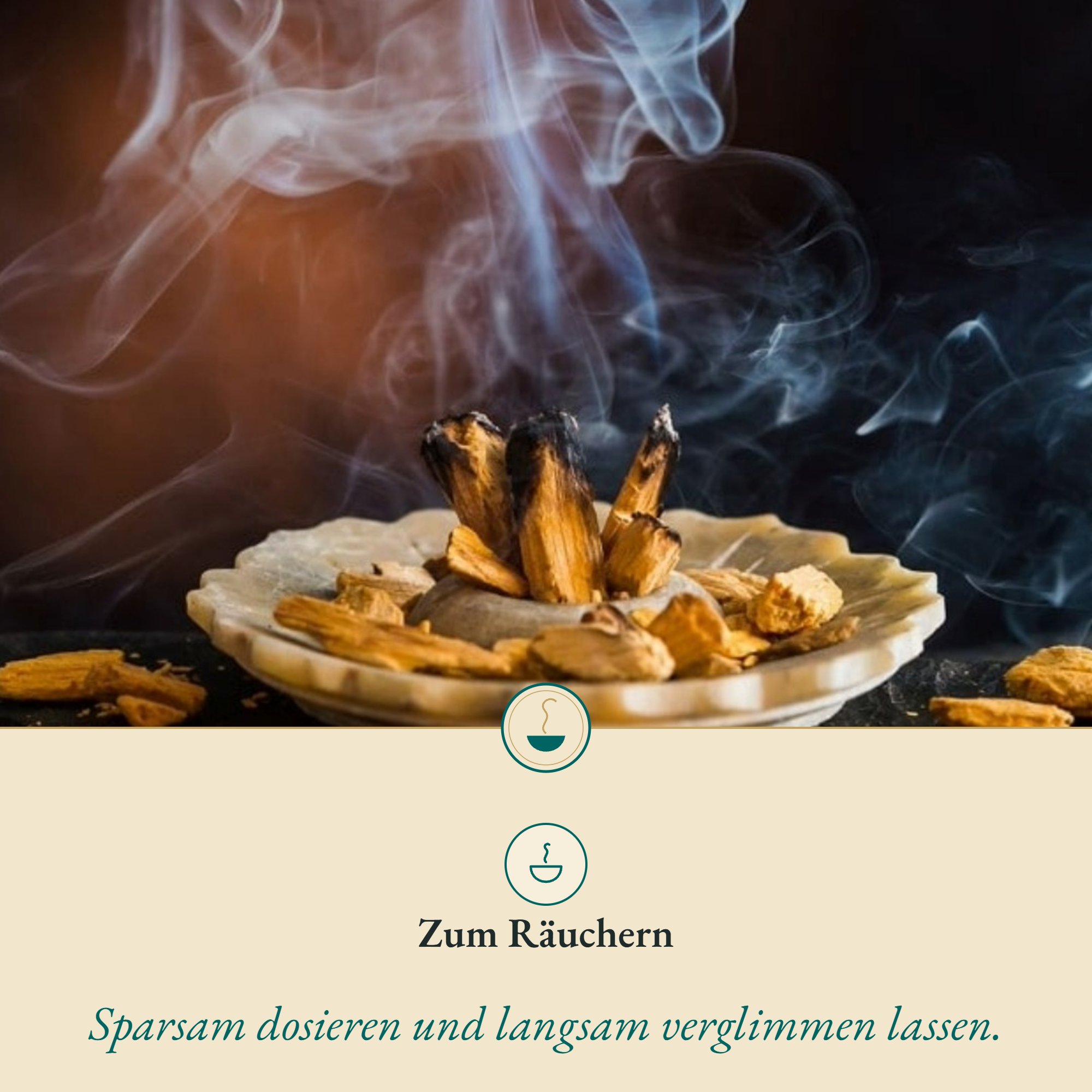 Anwendung Palo Santo Holz heiliges Holz: zum Räuchern