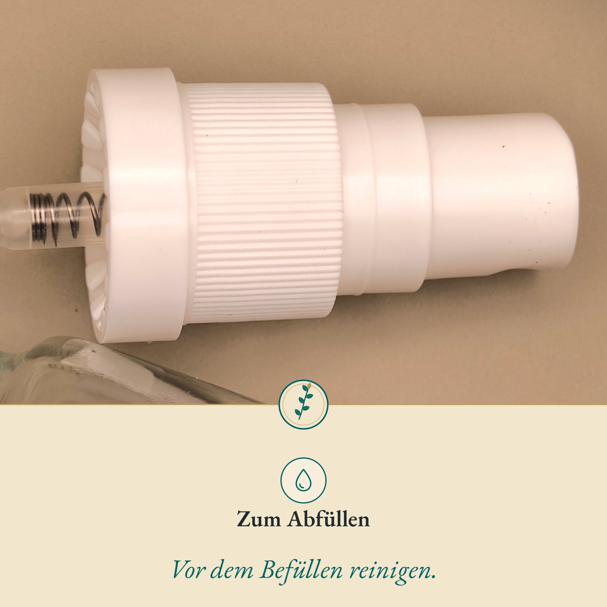 Anwendung Zerstäuber Glas 10ml: zum Abfüllen