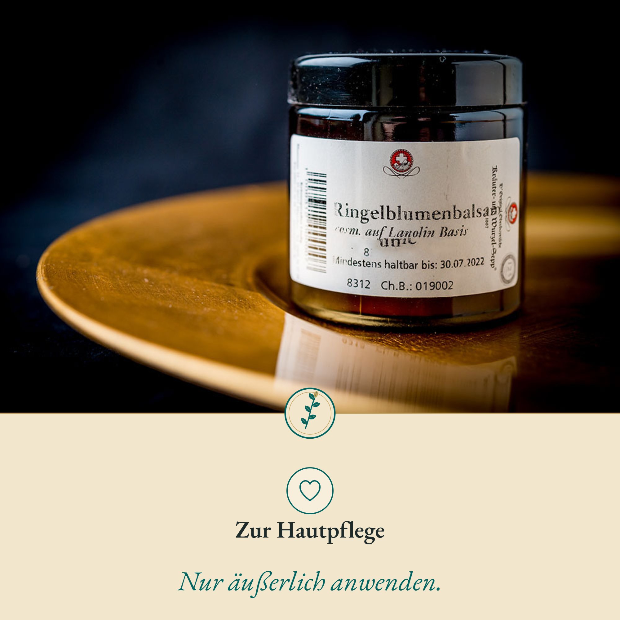 Anwendung Ringelblumenbalsam: zur Hautpflege