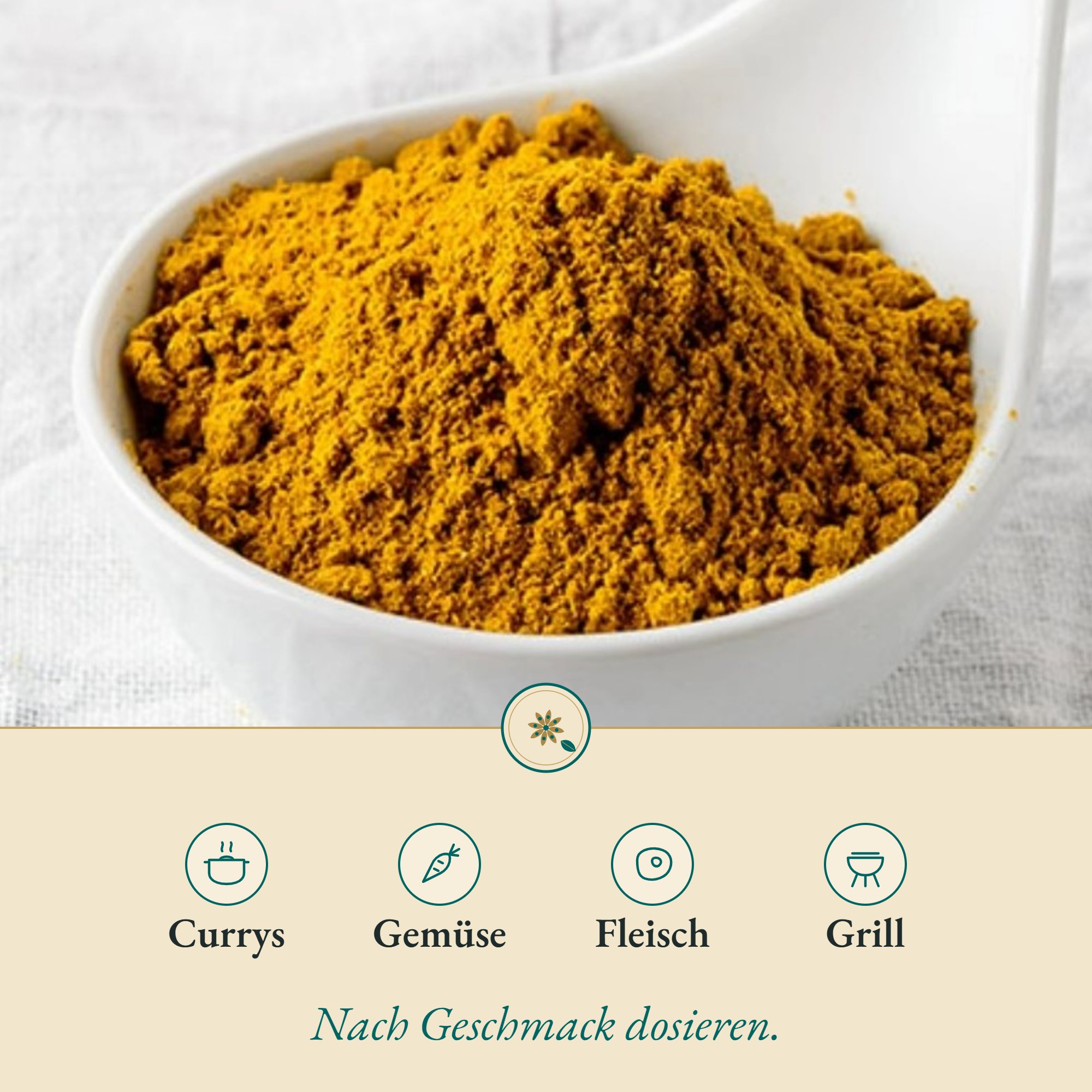 Curry Goa passt zu Currys, Gemüse, Fleisch und Grill