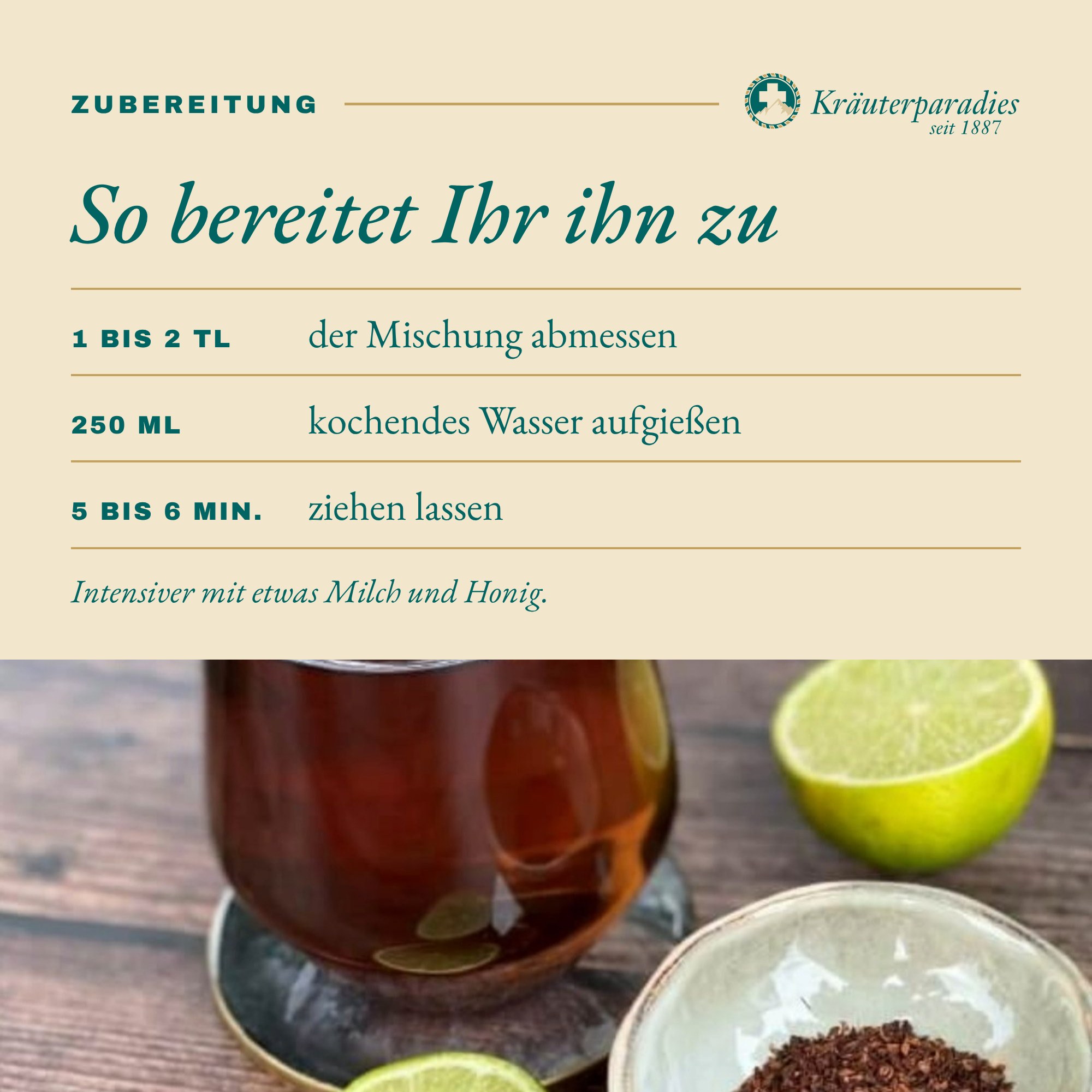 Honey Bush: So bereitet Ihr ihn zu