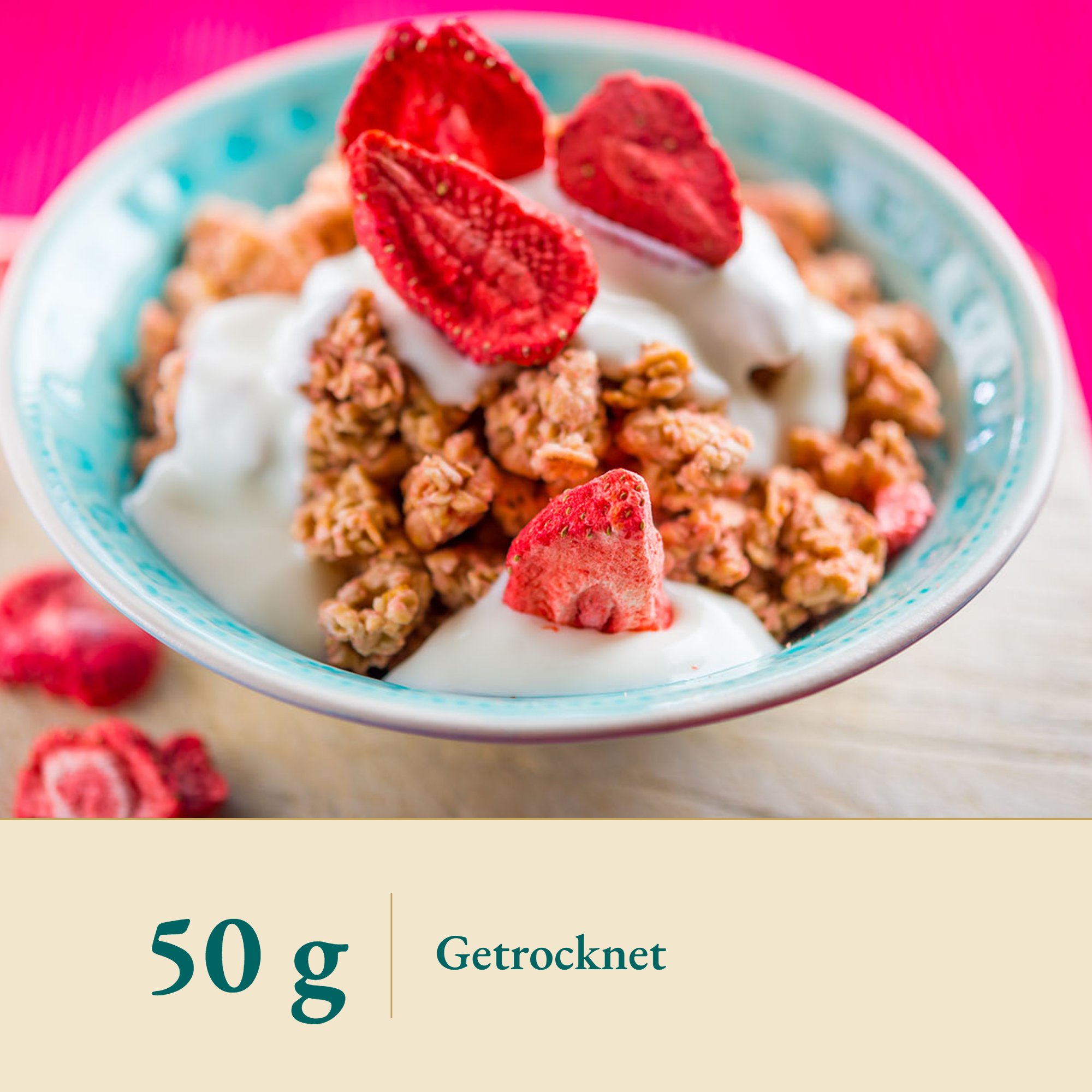 Nahaufnahme Erdbeeren – Kräuterparadies seit 1887