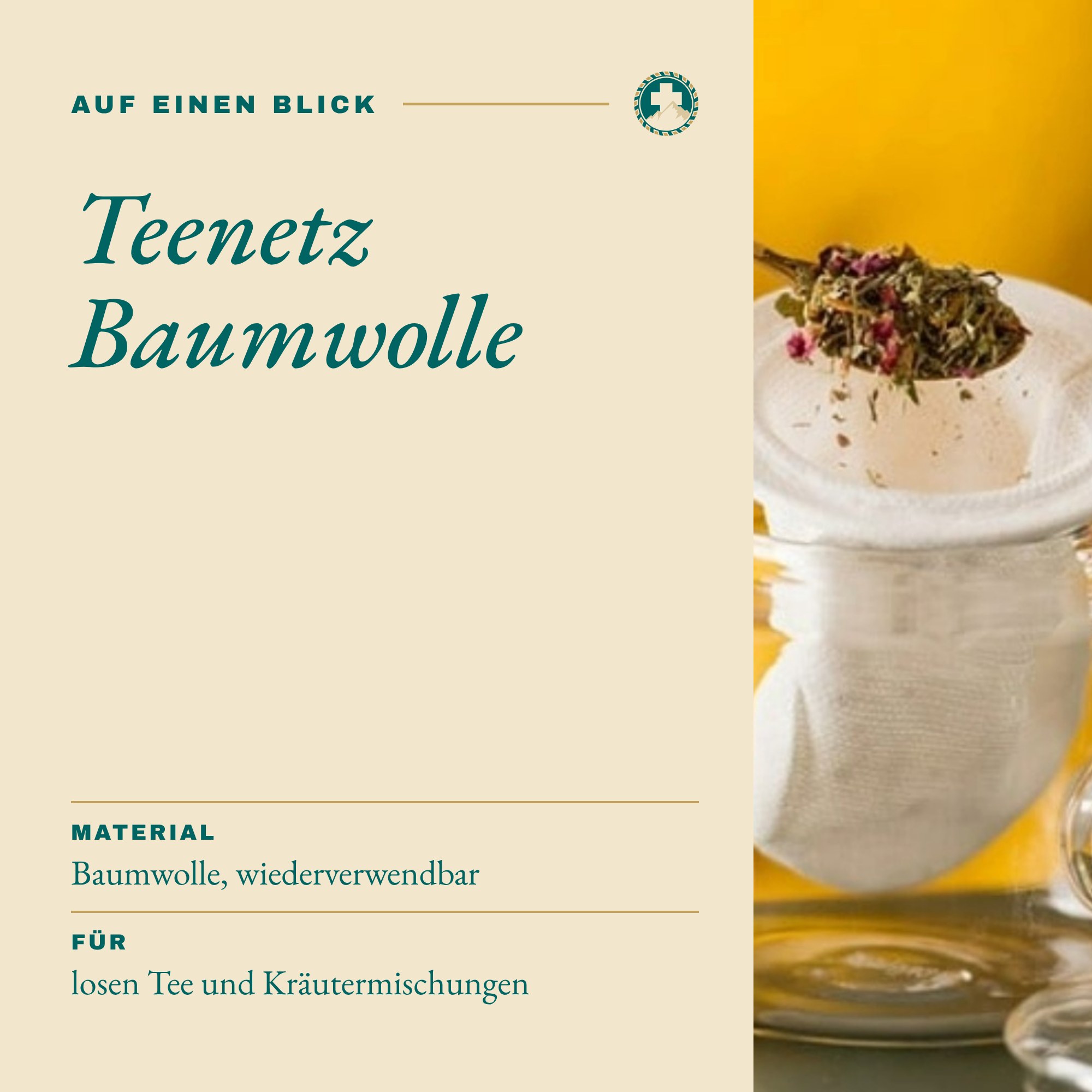 Teenetz Baumwolle auf einen Blick