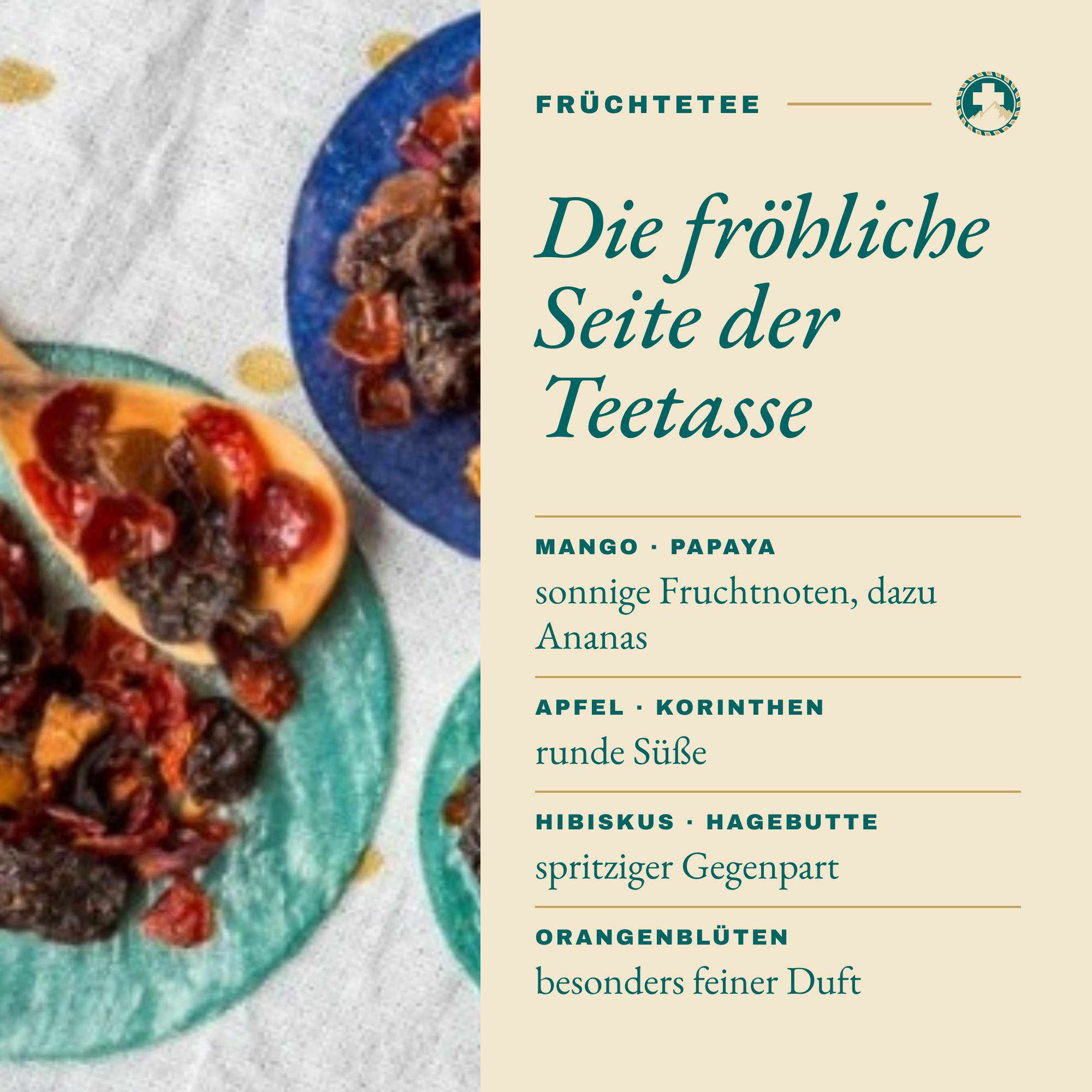 Früchtetee  Früchtecocktail: Die fröhliche Seite der Teetasse