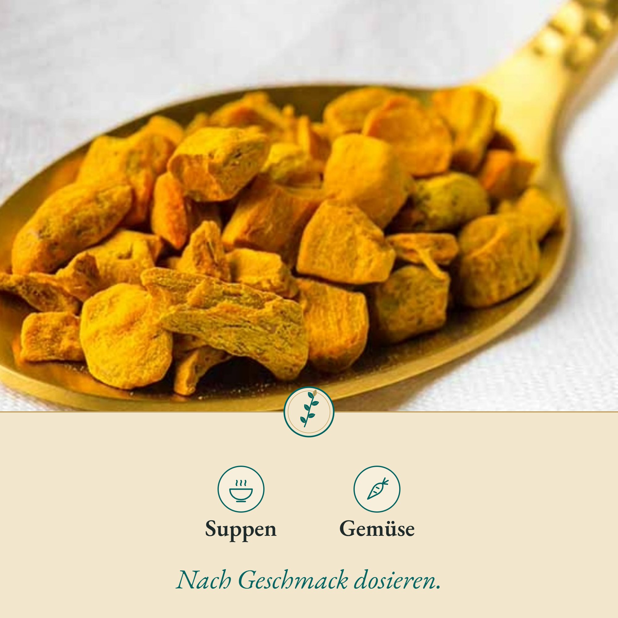 Anwendung Curcuma geschnitten