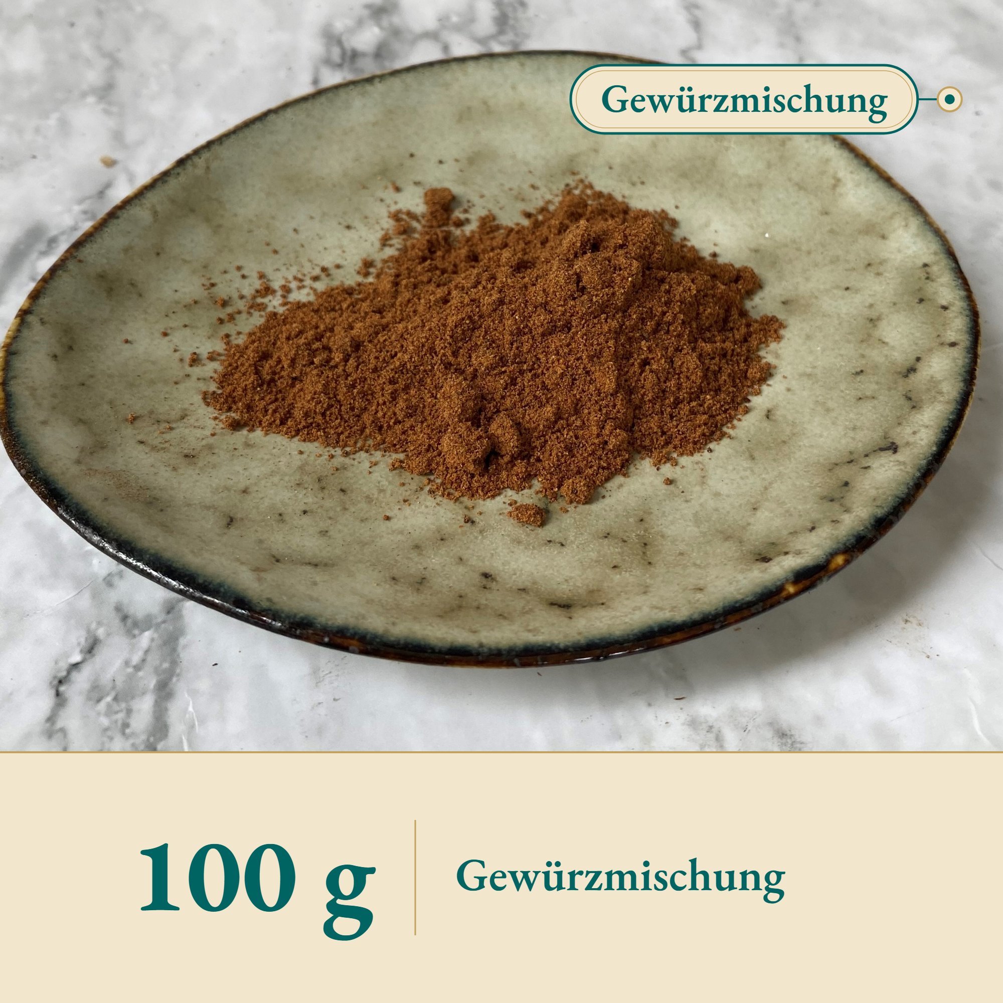 Nahaufnahme Muskat/Cumin/Korianderplv. – Kräuterparadies seit 1887
