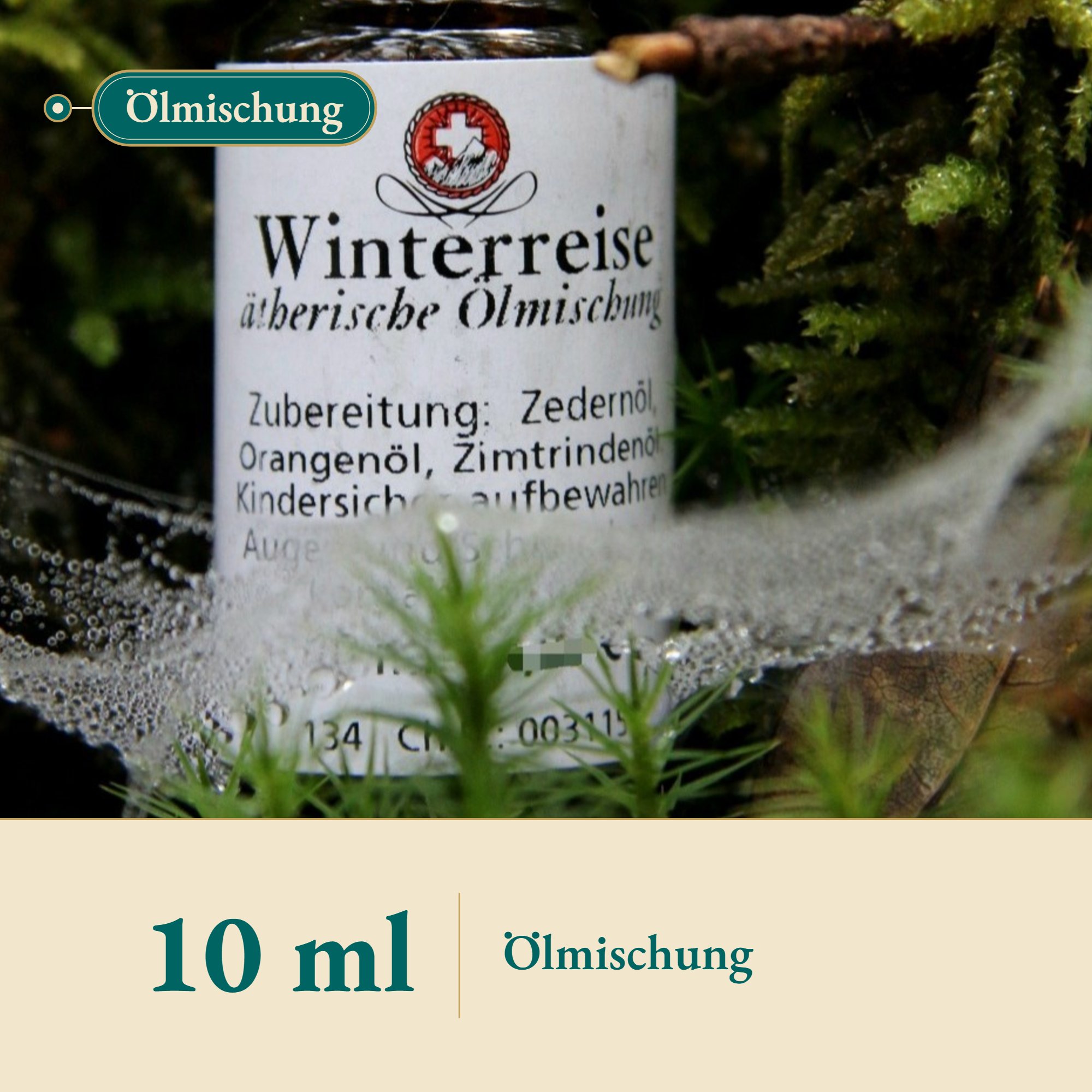 Nahaufnahme Winterreise – Kräuterparadies seit 1887