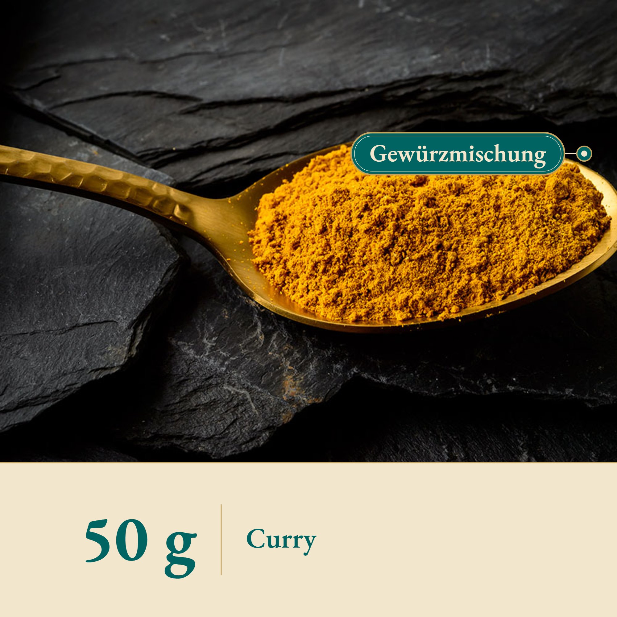 Nahaufnahme Curry beste Qualität Hausmischung – Kräuterparadies seit 1887