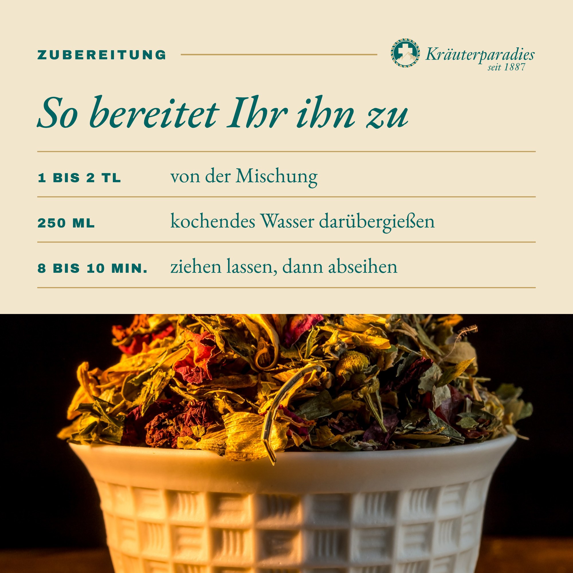 Haustee Abendruh: So bereitet Ihr ihn zu