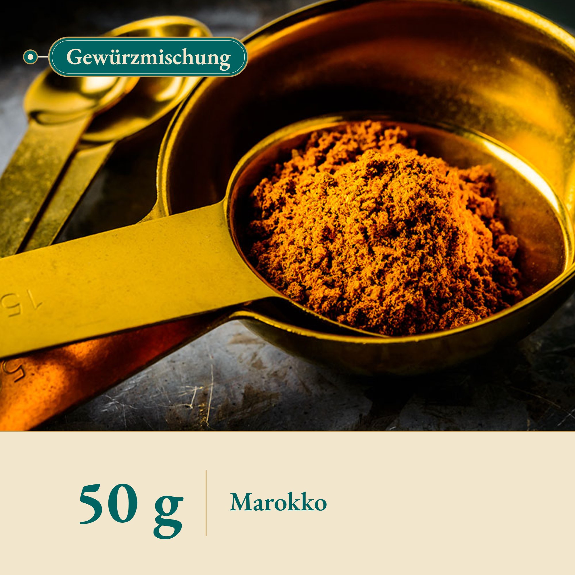 Nahaufnahme Raz el Hanout aus Marokko – Kräuterparadies seit 1887