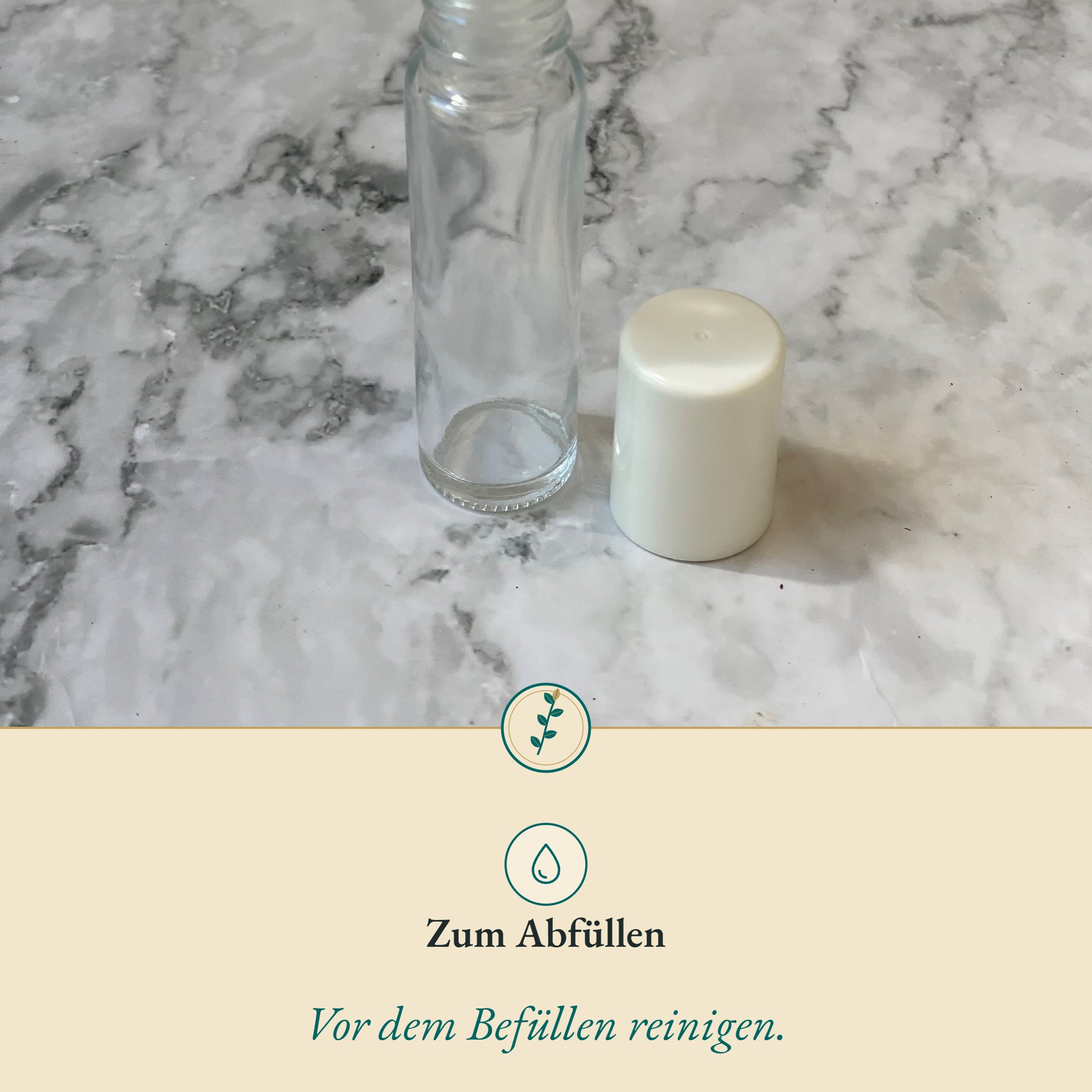 Anwendung Roll on Flasche klar 10 ml: zum Abfüllen