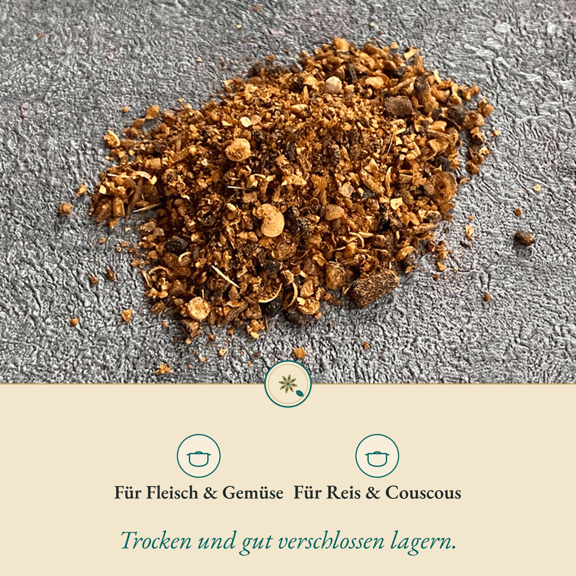 Anwendung Baharat: für Fleisch & Gemüse und für Reis & Couscous