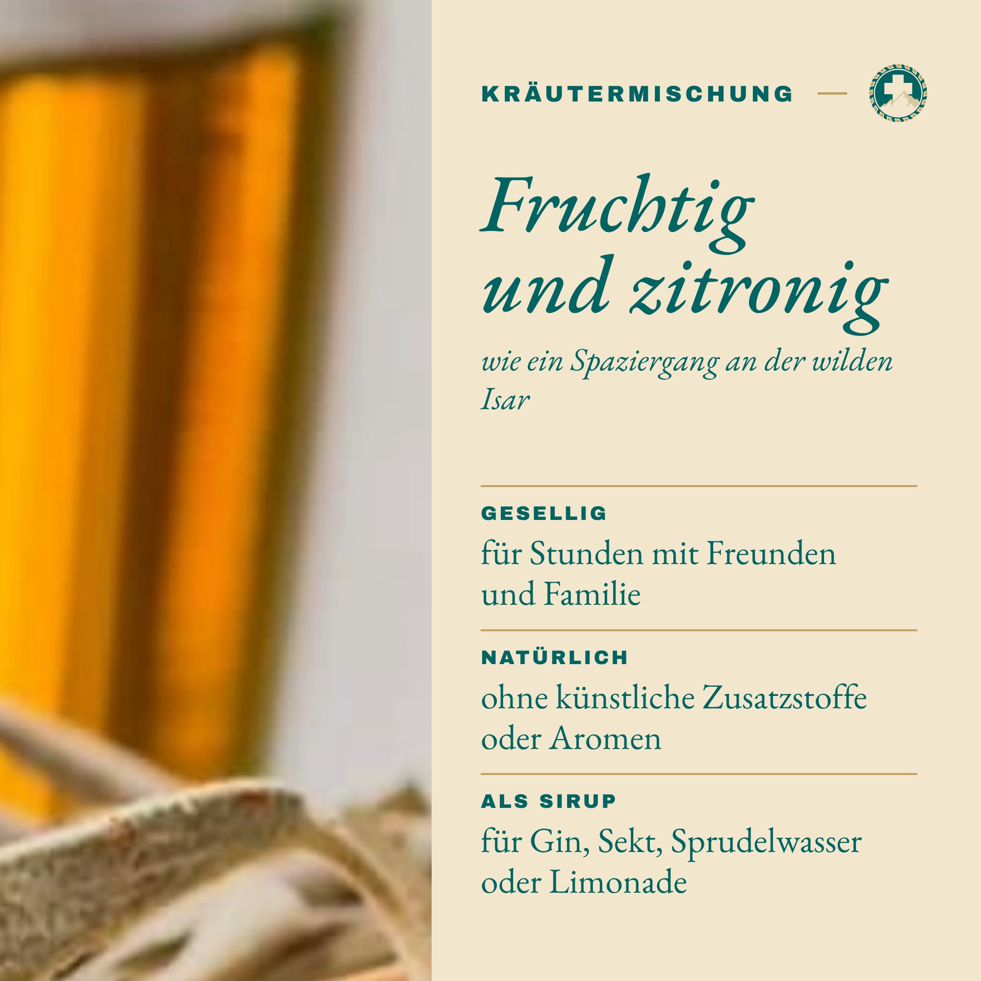 Isarplausch: Fruchtig und zitronig