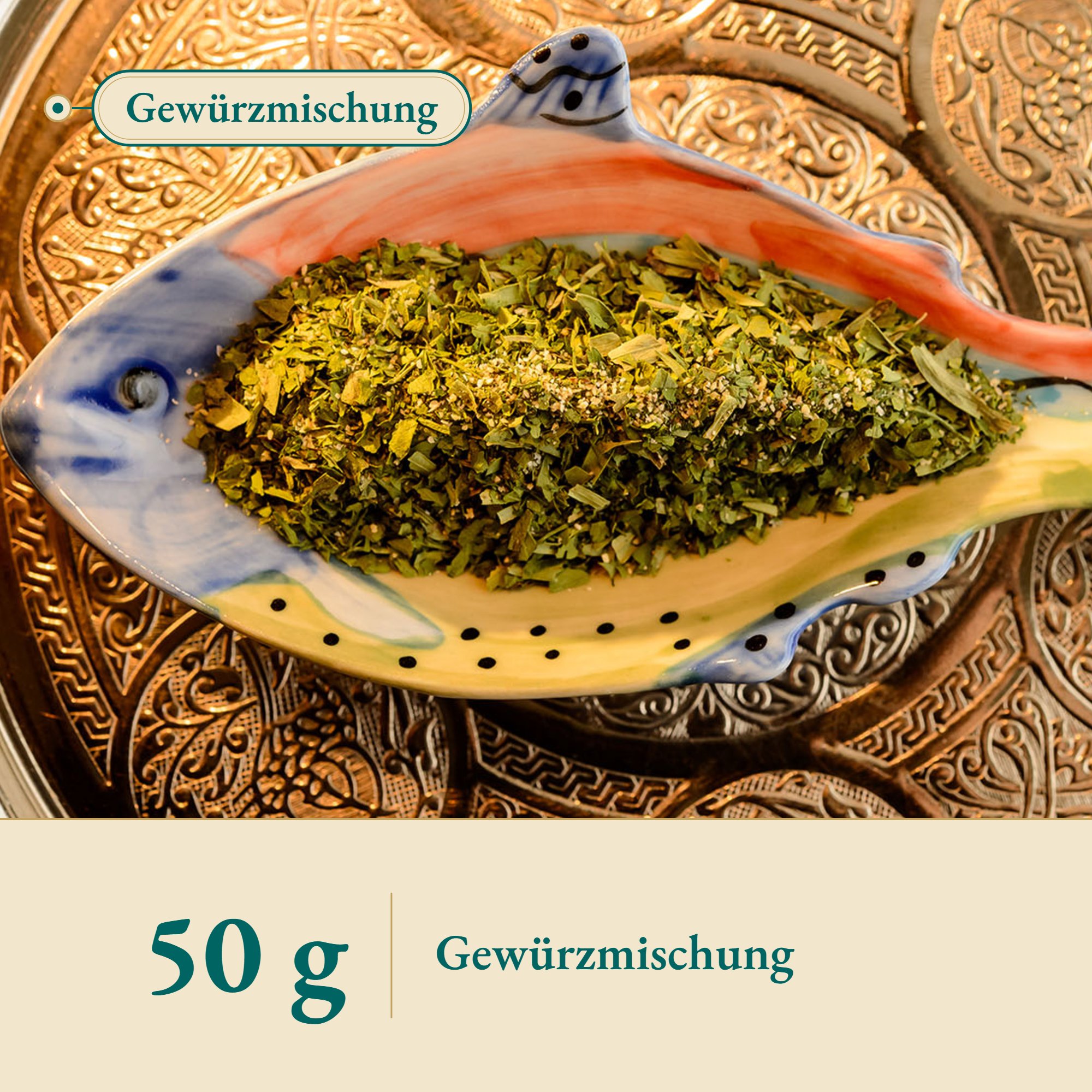 Nahaufnahme Fischgewürz – Kräuterparadies seit 1887