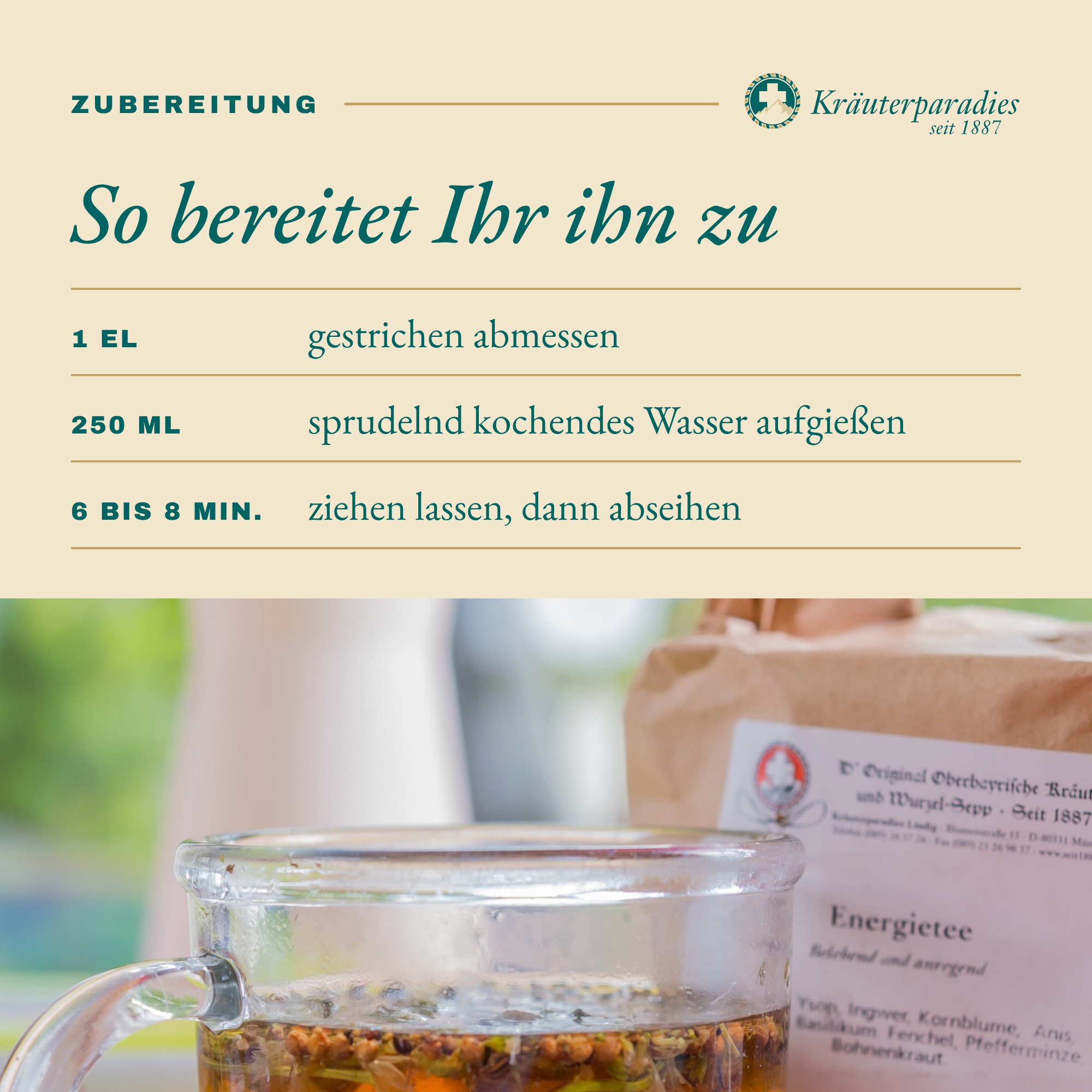 Energietee: So bereitet Ihr ihn zu