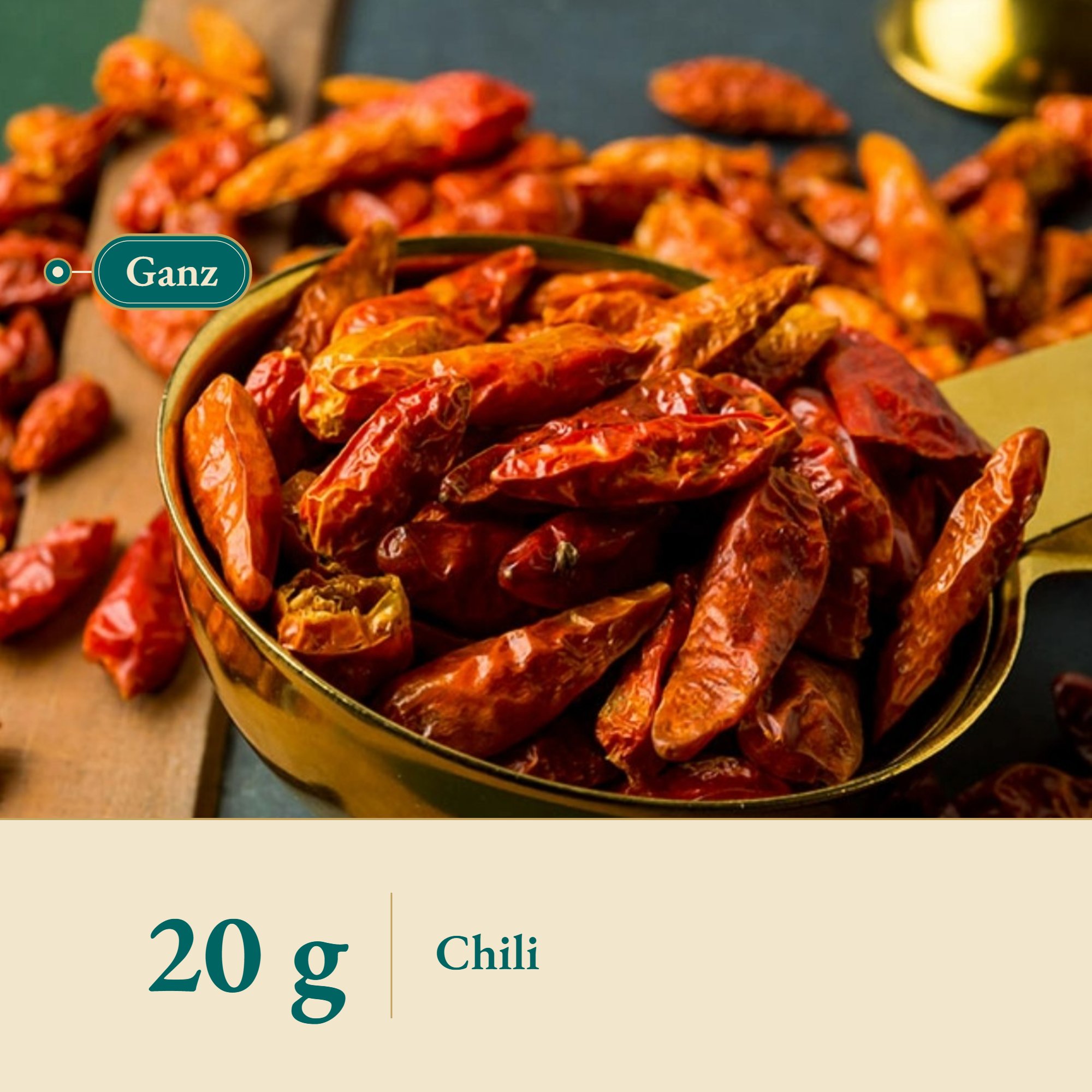 Nahaufnahme Chilis ganz Bird Eyes Malawi – Kräuterparadies seit 1887