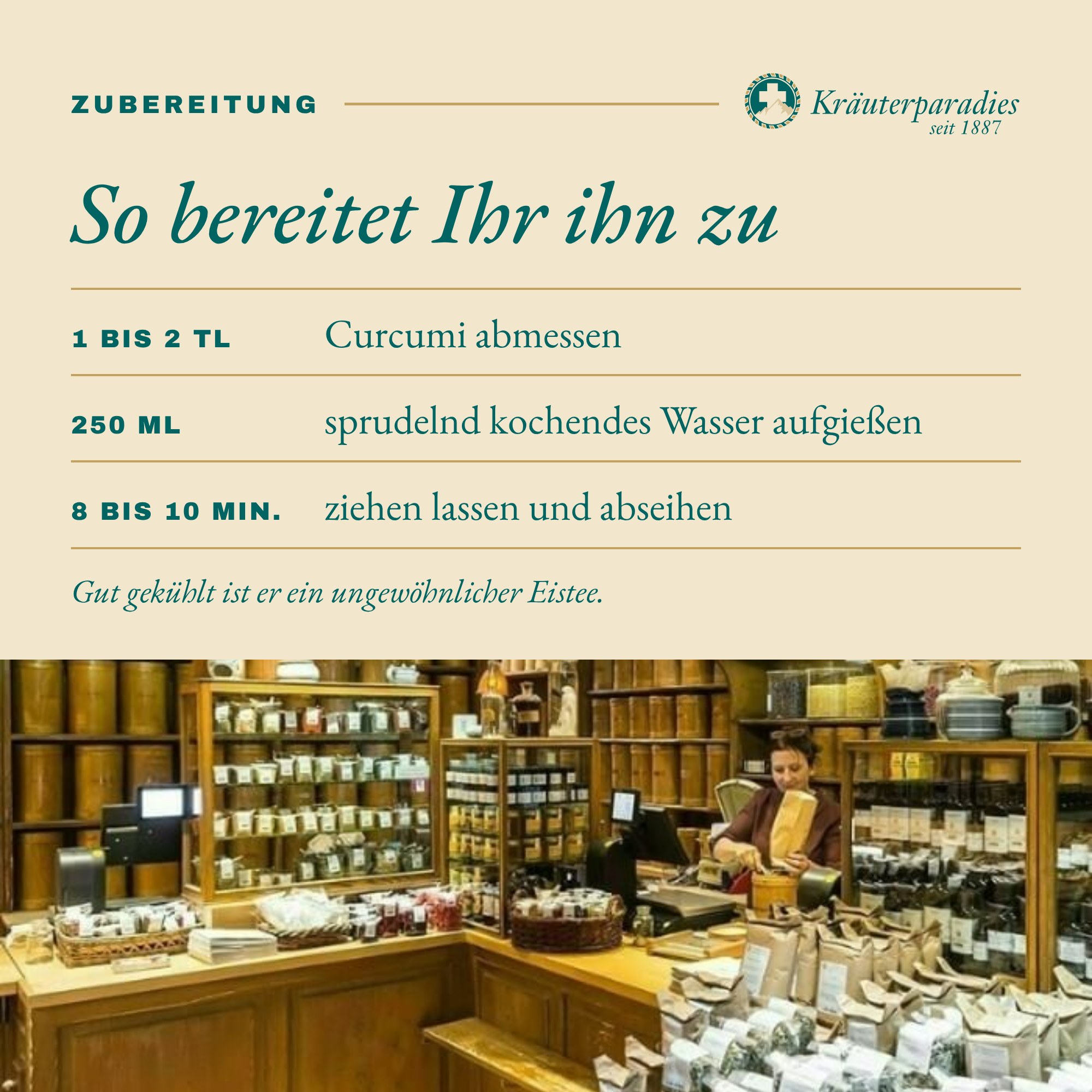 Curcumi: So bereitet Ihr ihn zu
