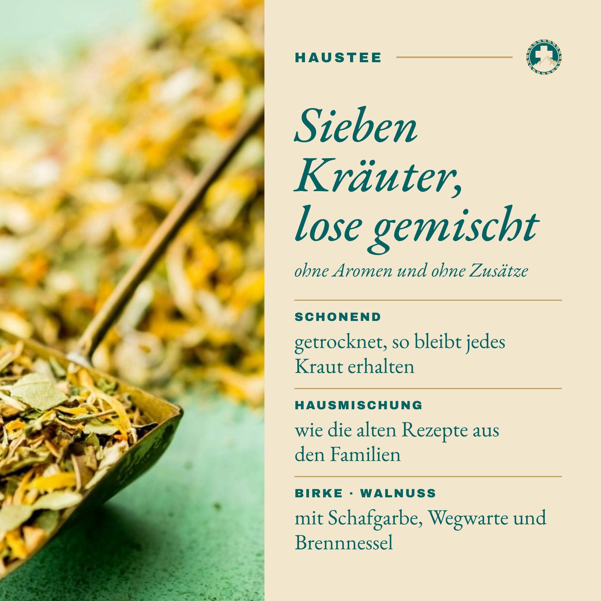 7 Kräutertee: Sieben Kräuter, lose gemischt