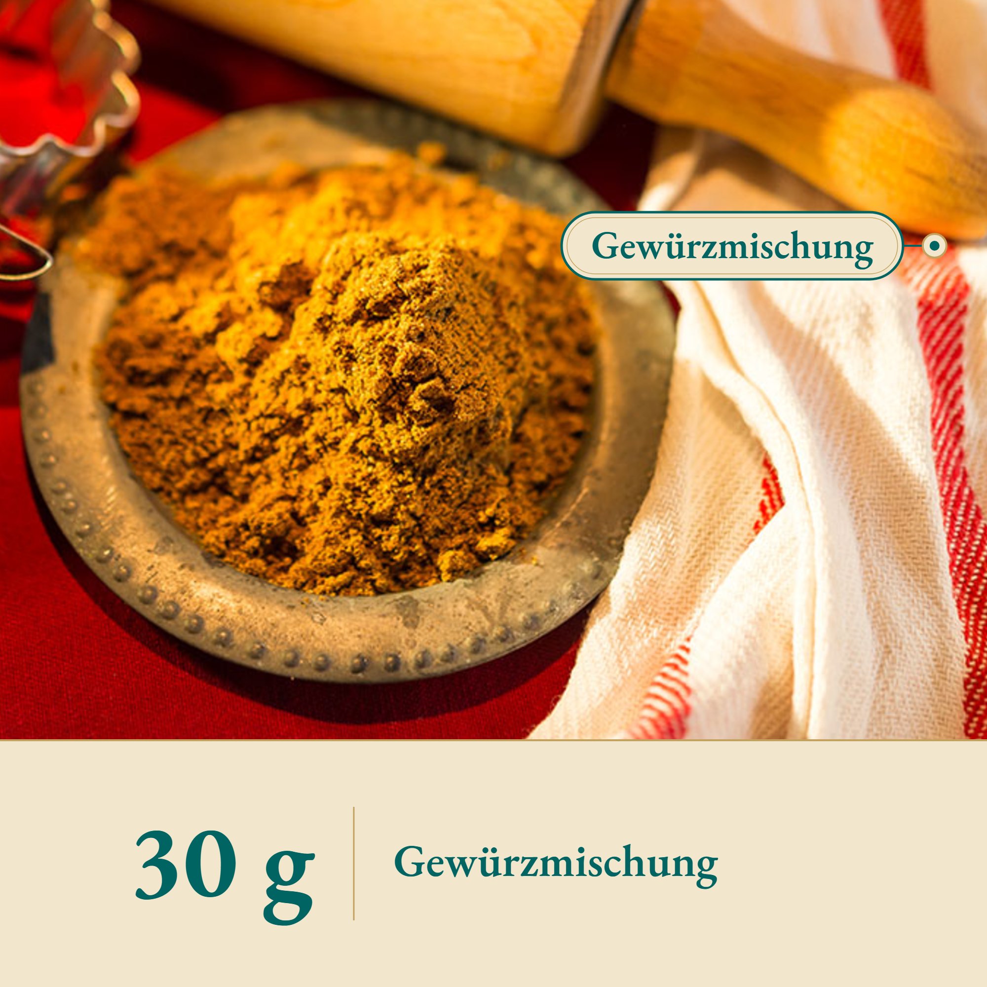 Nahaufnahme Spekulatiusgewürz – Kräuterparadies seit 1887