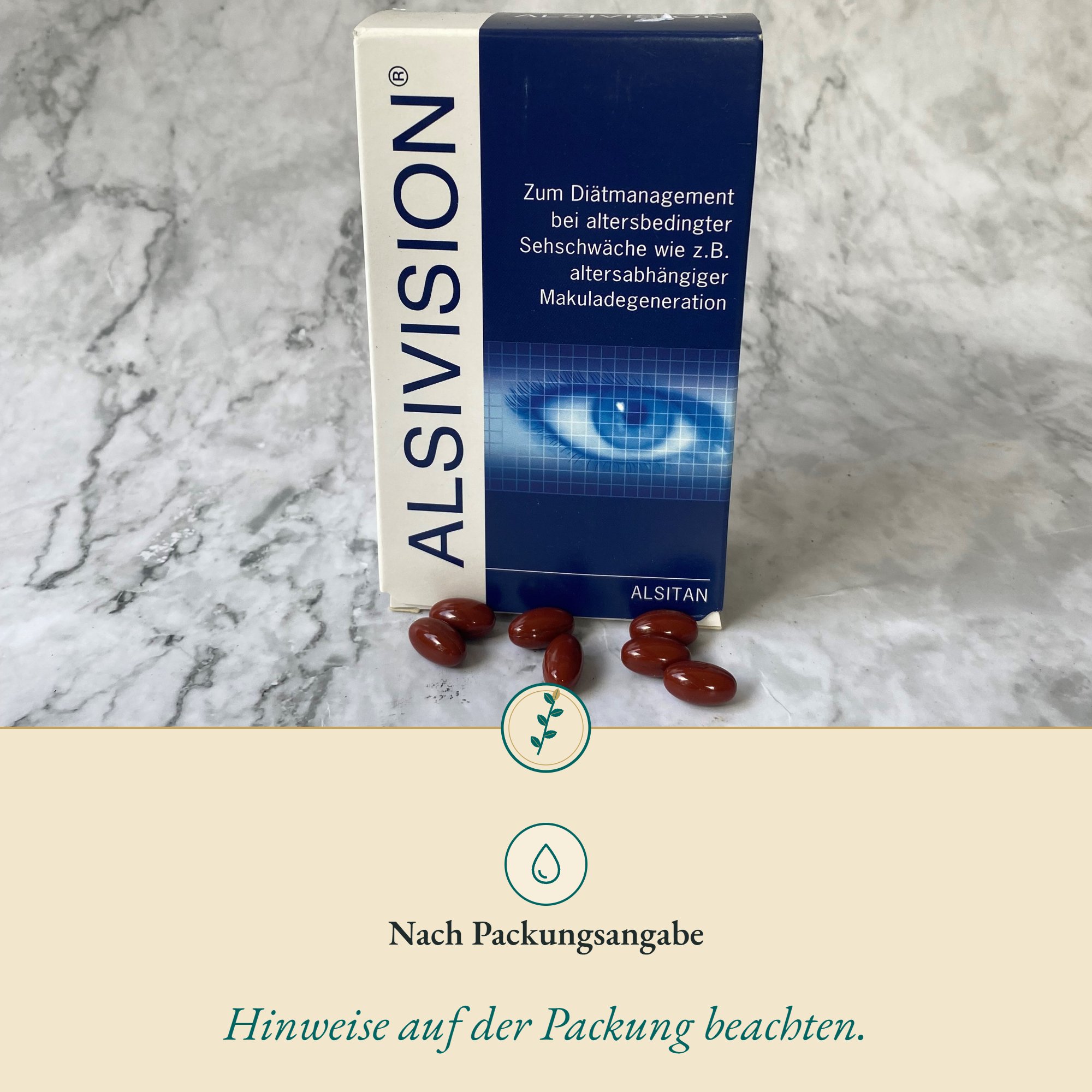 Anwendung Alsivision: nach Packungsangabe