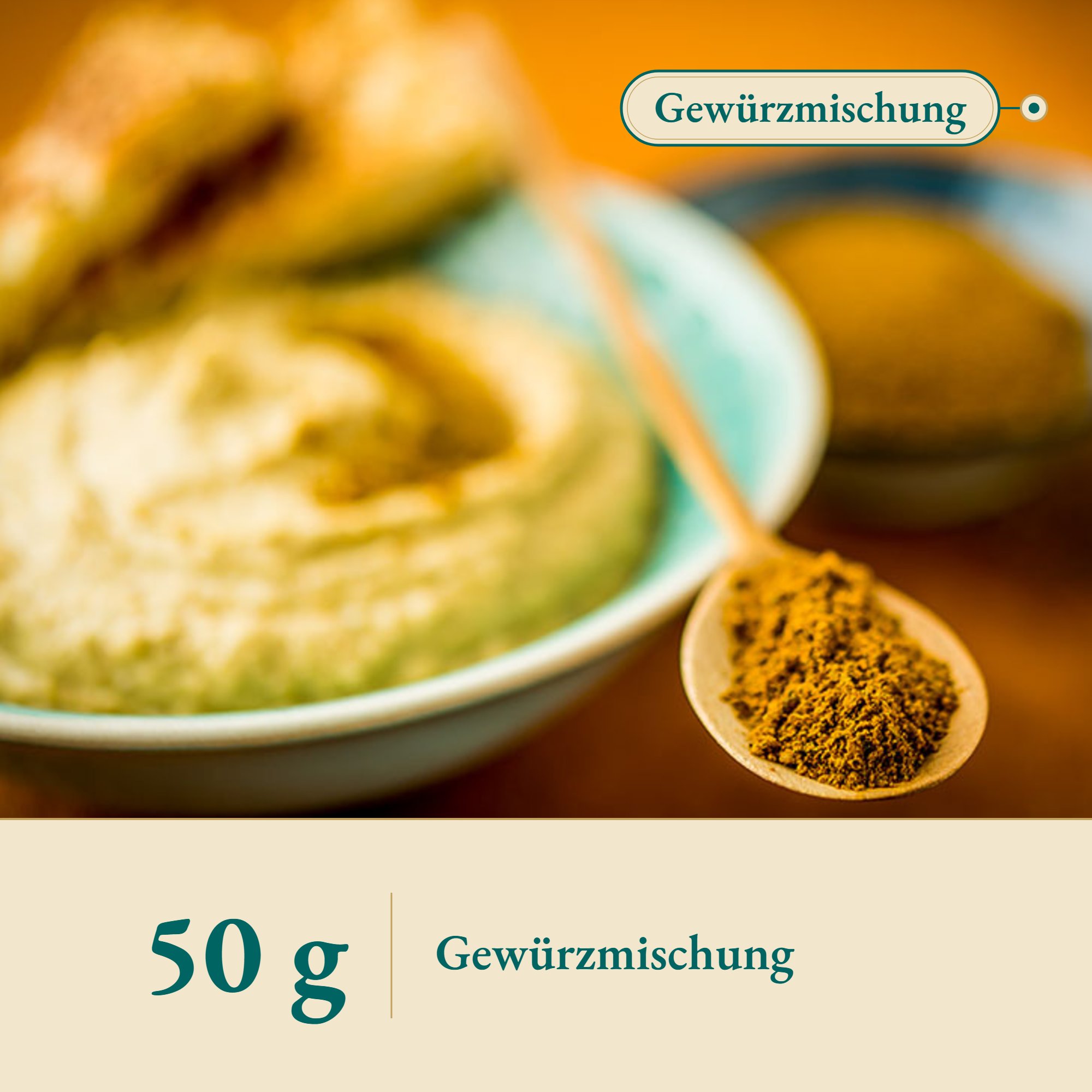 Nahaufnahme Hummusgewürz – Kräuterparadies seit 1887