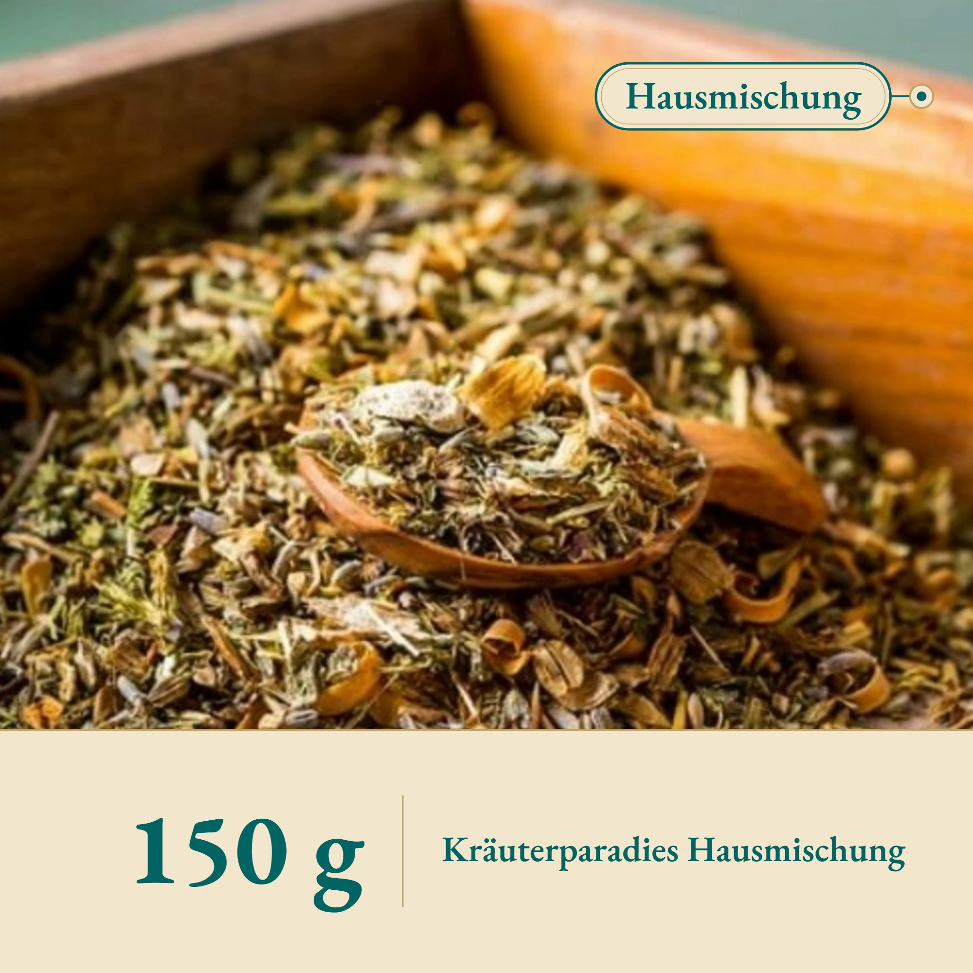 Nahaufnahme Haustee I – Kräuterparadies seit 1887