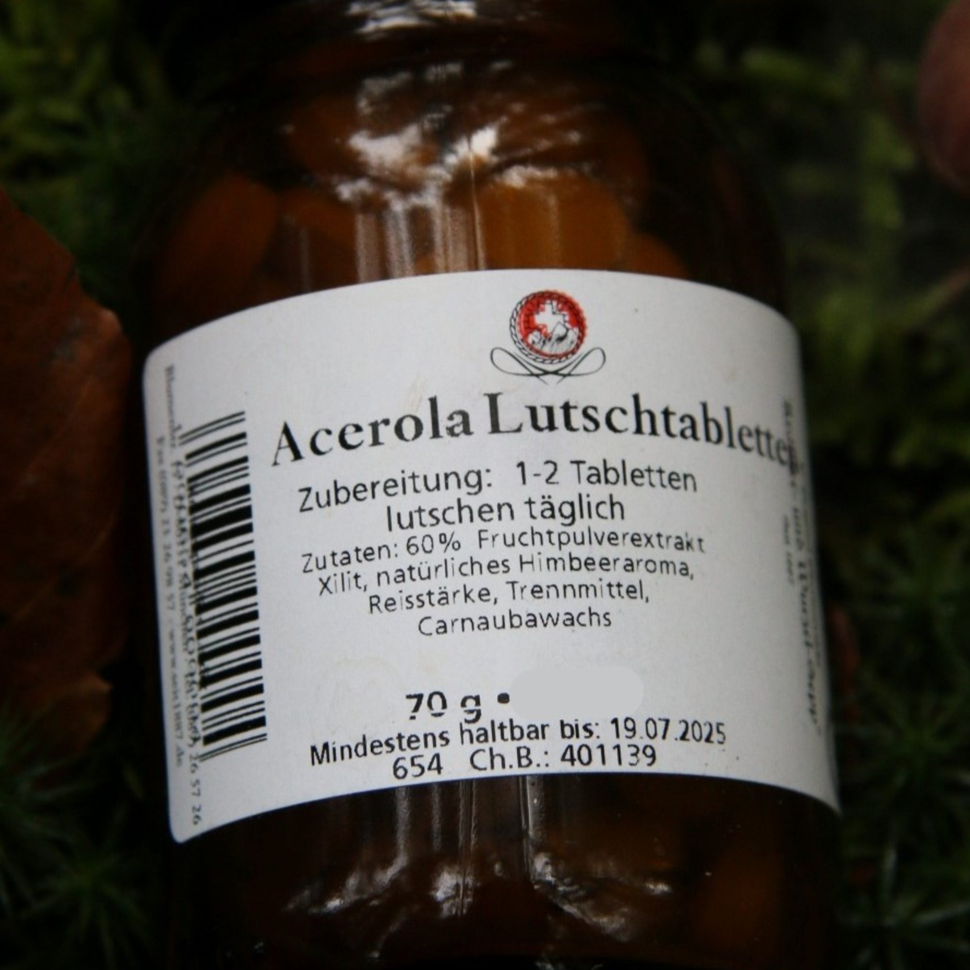 Acerola Lutschtabletten, 70 g – Kräuterparadies seit 1887