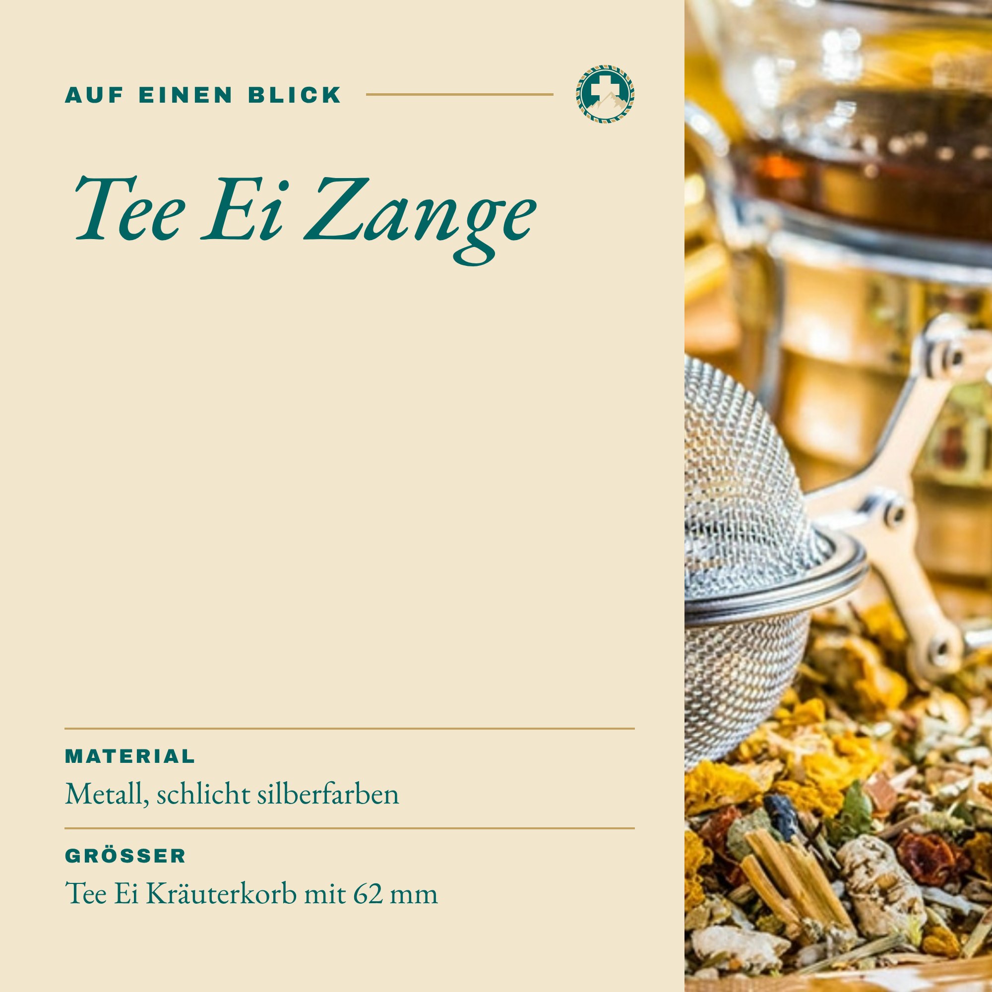 Tee Ei Zange auf einen Blick