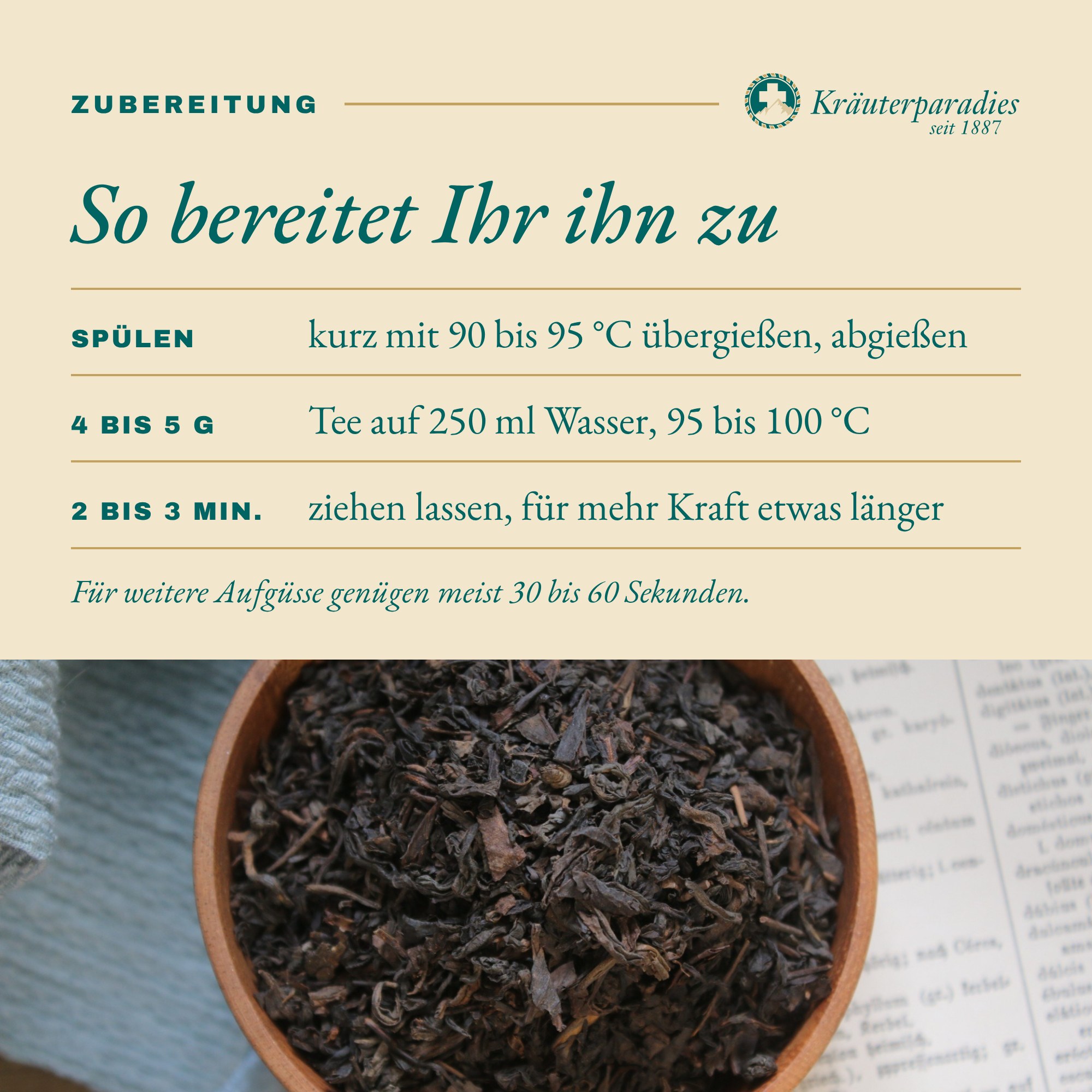 Pu Erh Tee: So bereitet Ihr ihn zu