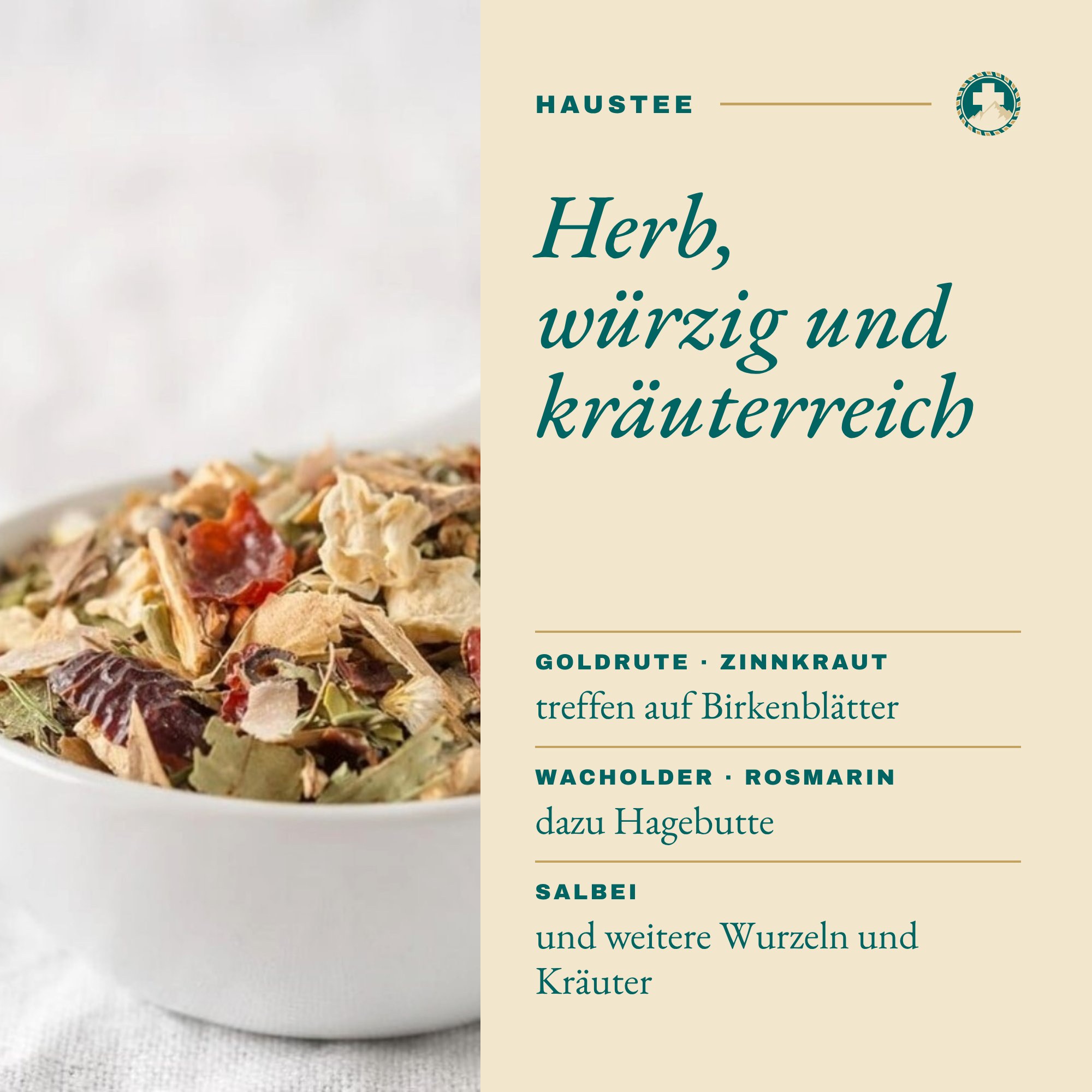 Entlastungstee: Herb, würzig und kräuterreich