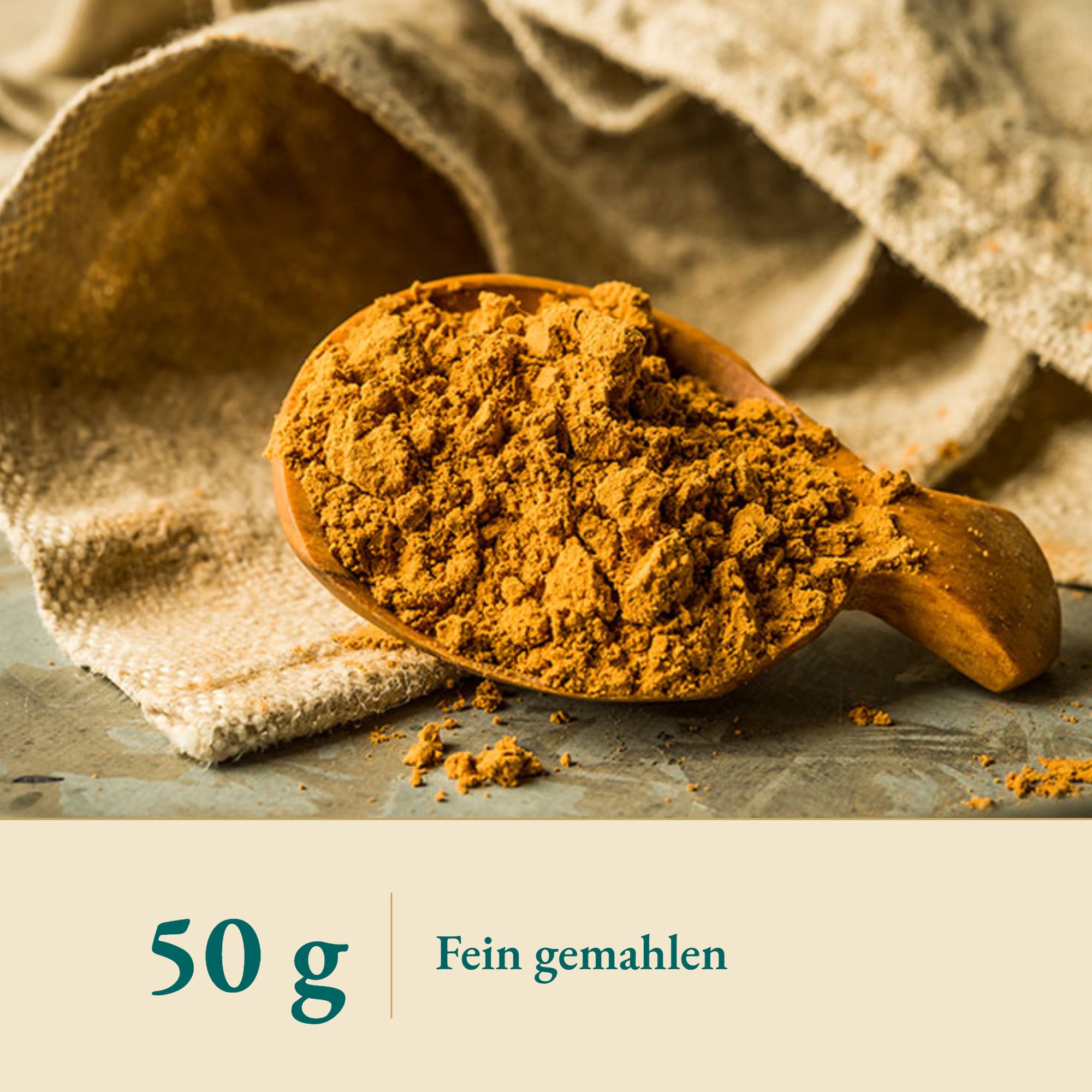 Nahaufnahme Guarana Pulver – Kräuterparadies seit 1887