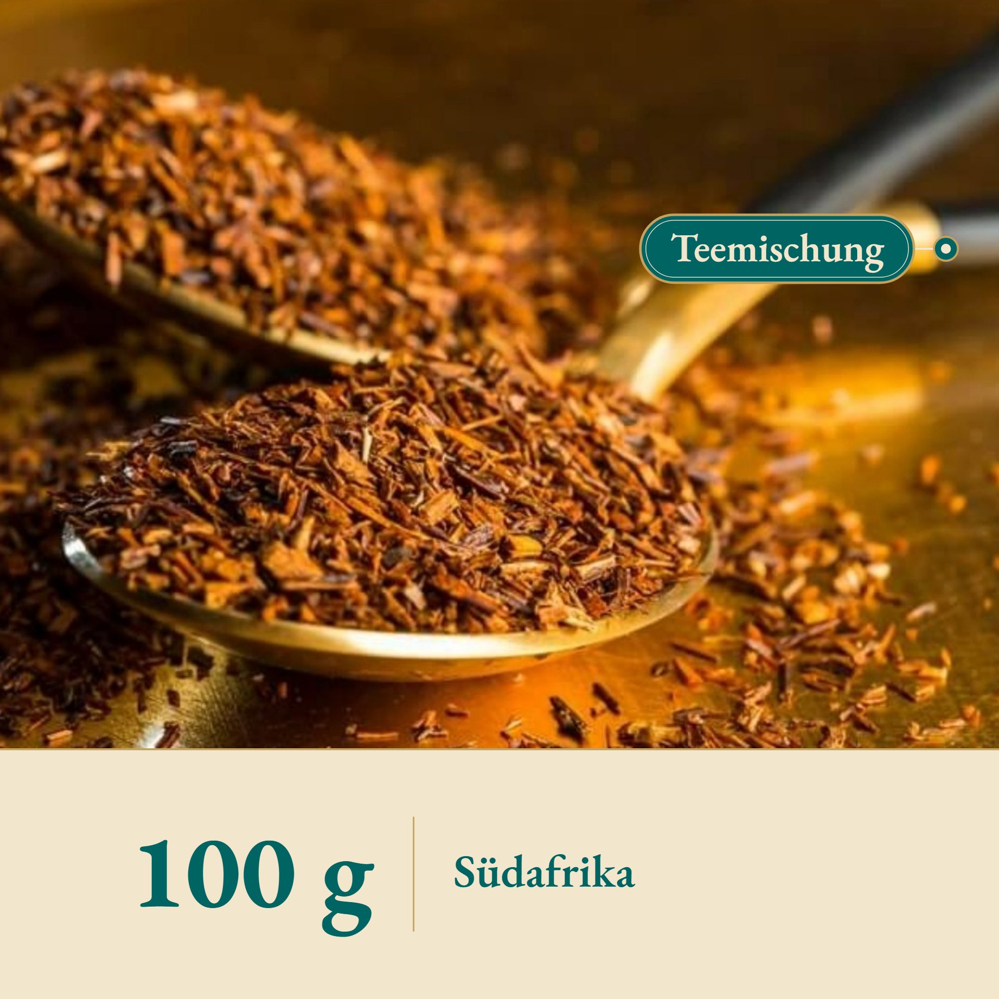 Nahaufnahme Rooibos Tee aus Südafrika – Kräuterparadies seit 1887