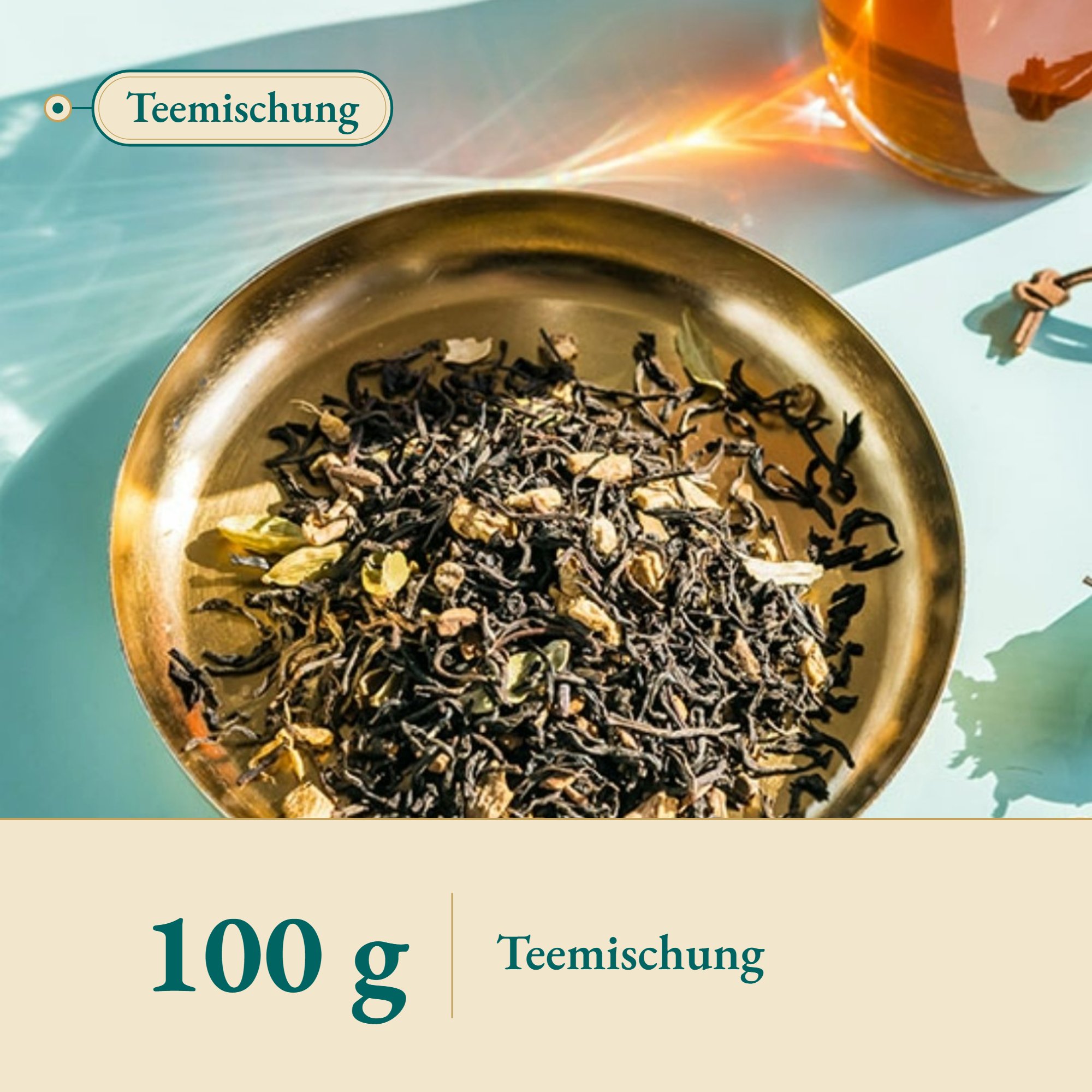 Nahaufnahme Chai Tee – Kräuterparadies seit 1887
