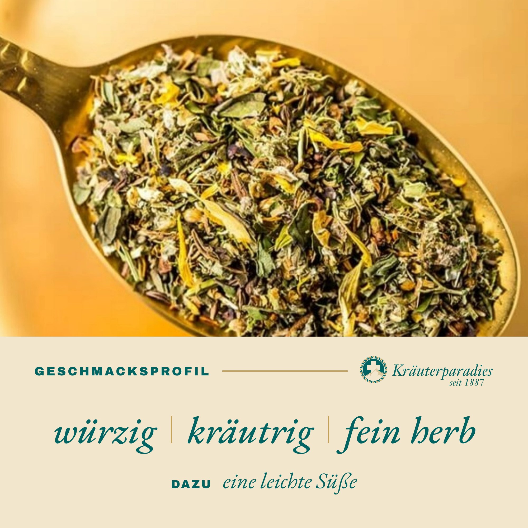 Haustee D Geschmacksprofil: würzig, kräutrig, fein herb