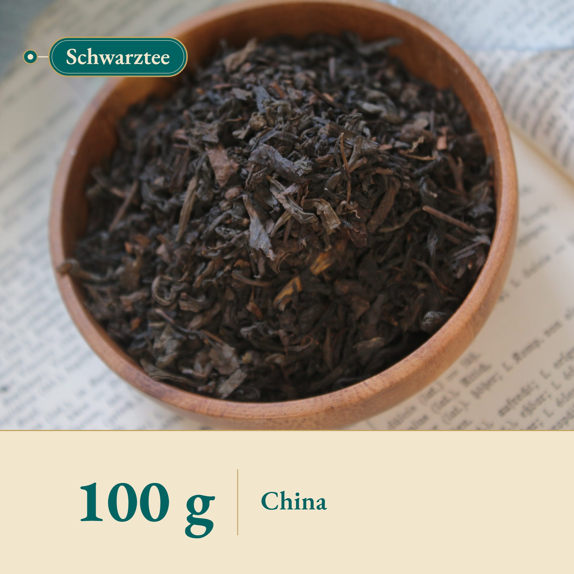 Nahaufnahme Pu-Erh-Tee aus China – Kräuterparadies seit 1887
