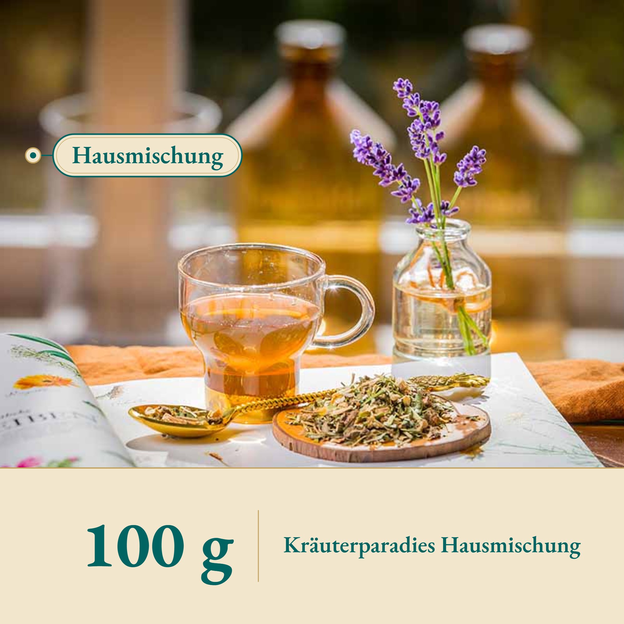 Nahaufnahme Tausendschön – Kräuterparadies seit 1887