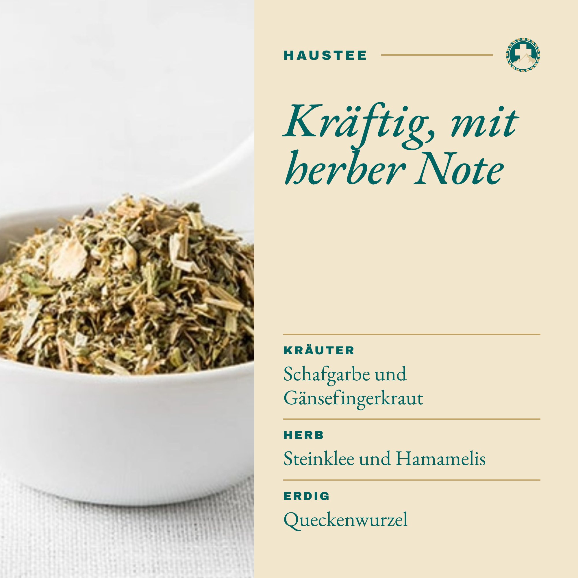 Haustee VE: Kräftig, mit herber Note
